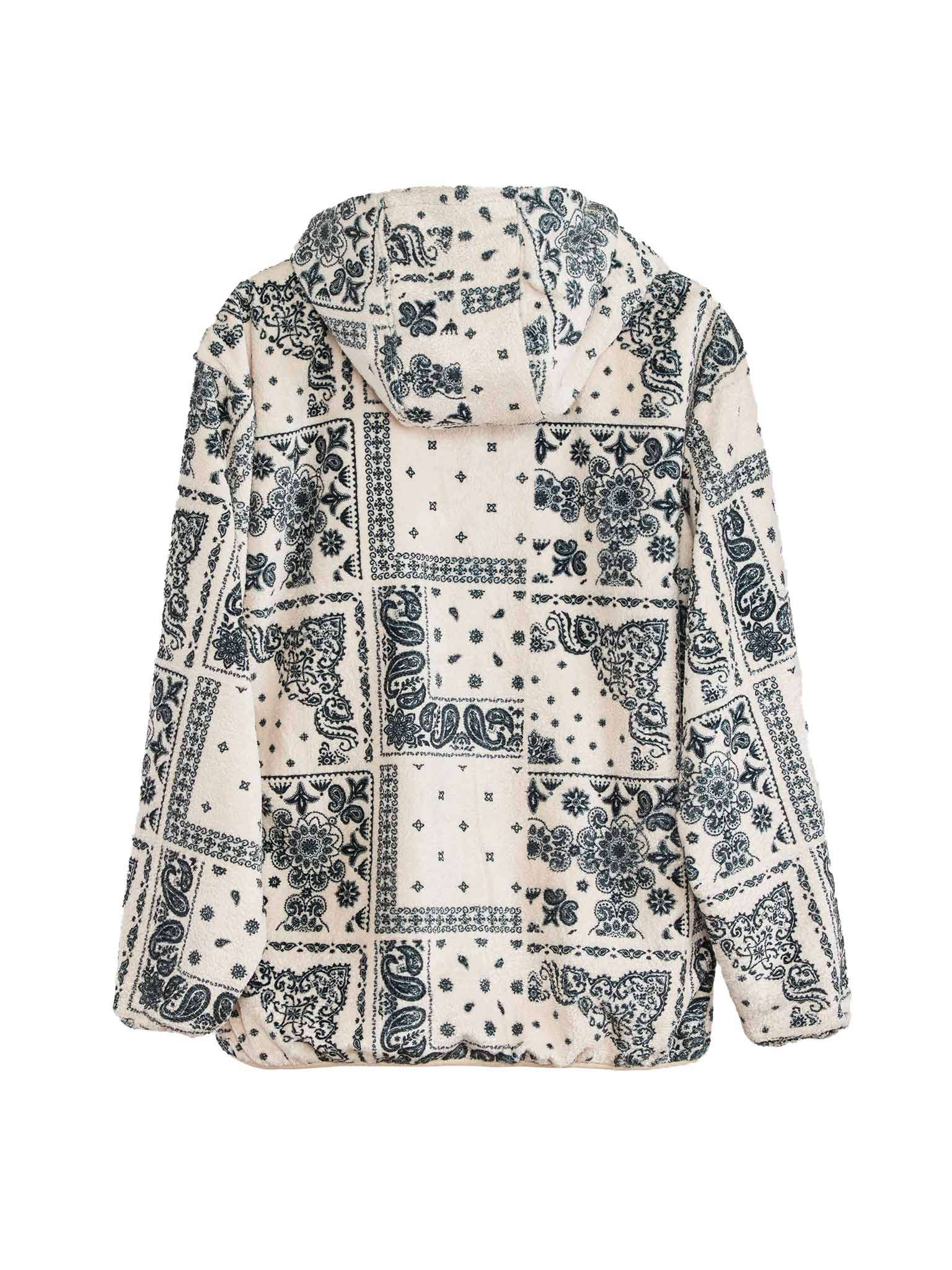 ボアフリースジップパーカー【BANDANA】