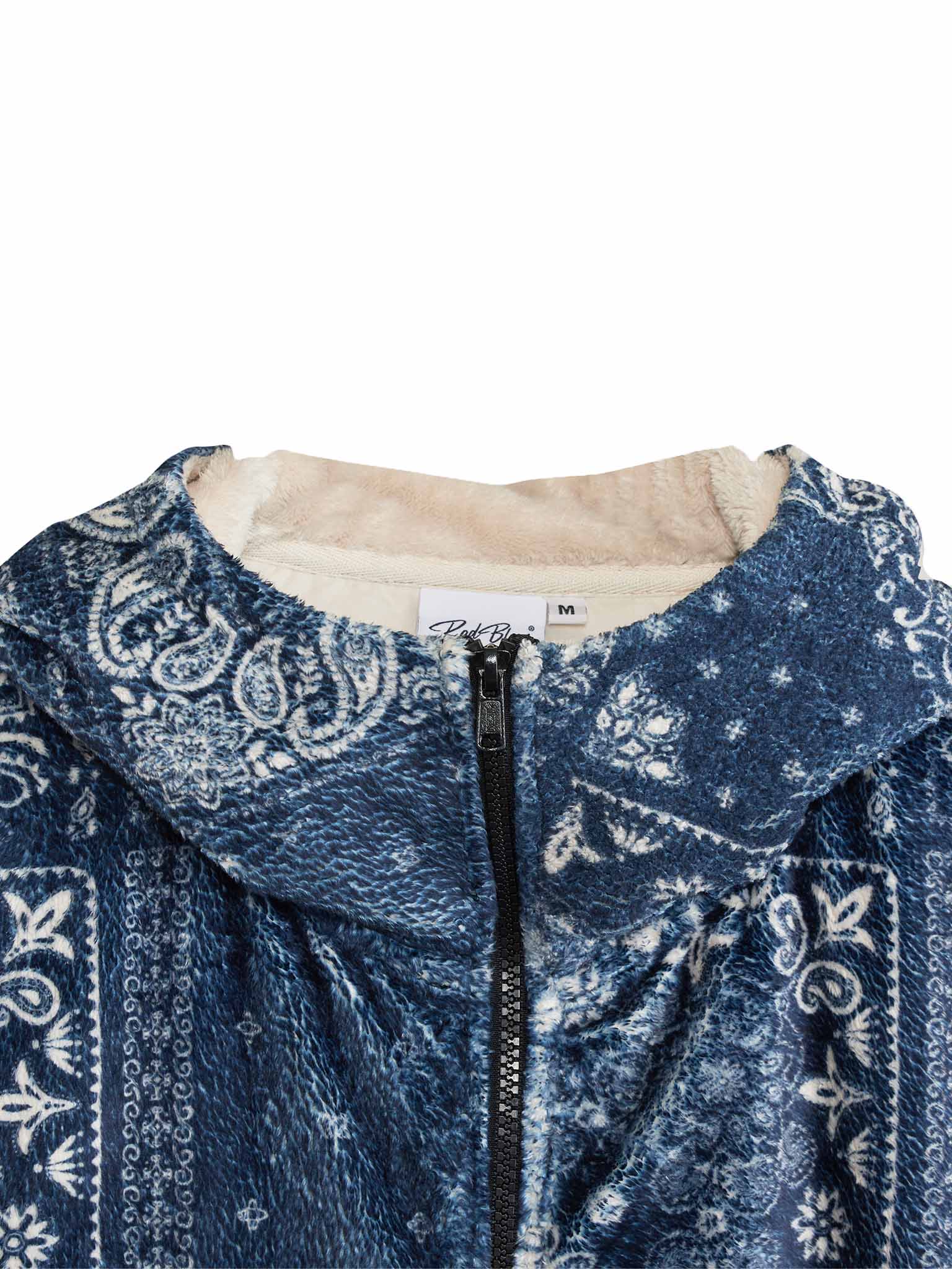 ボアフリースジップパーカー【BANDANA】