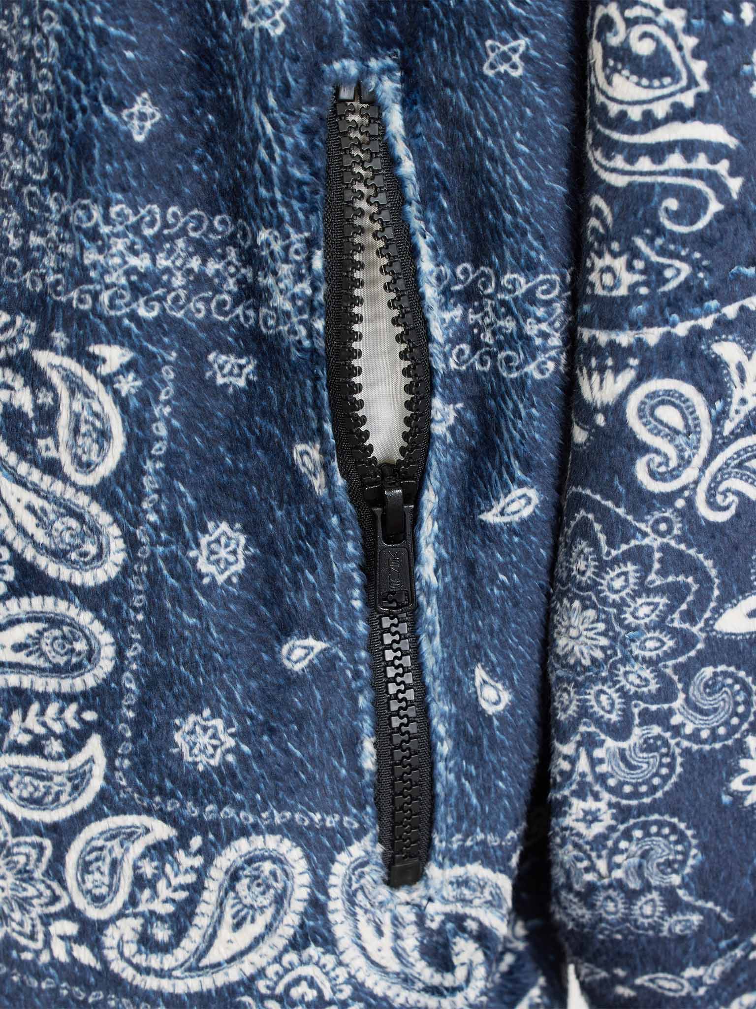 ボアフリースジップパーカー【BANDANA】