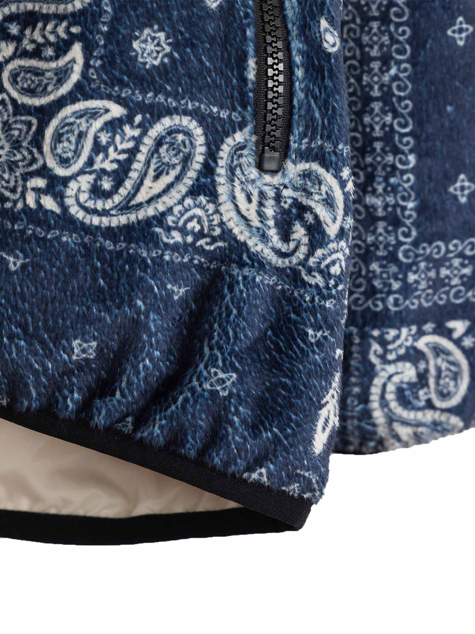 ボアフリースジップパーカー【BANDANA】