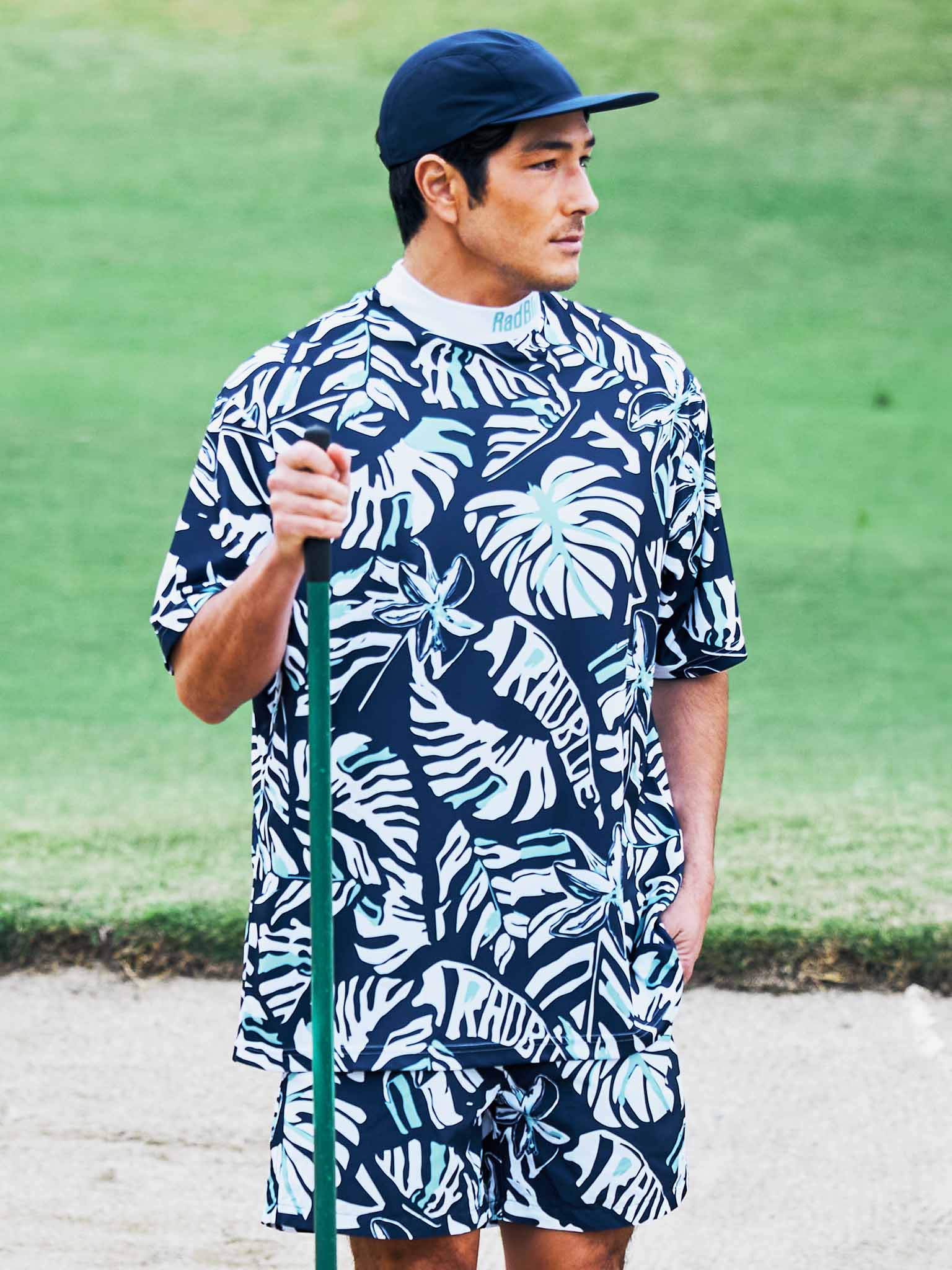 カノコ リラックスモックネック ショートスリーブ 【Rad leaf】