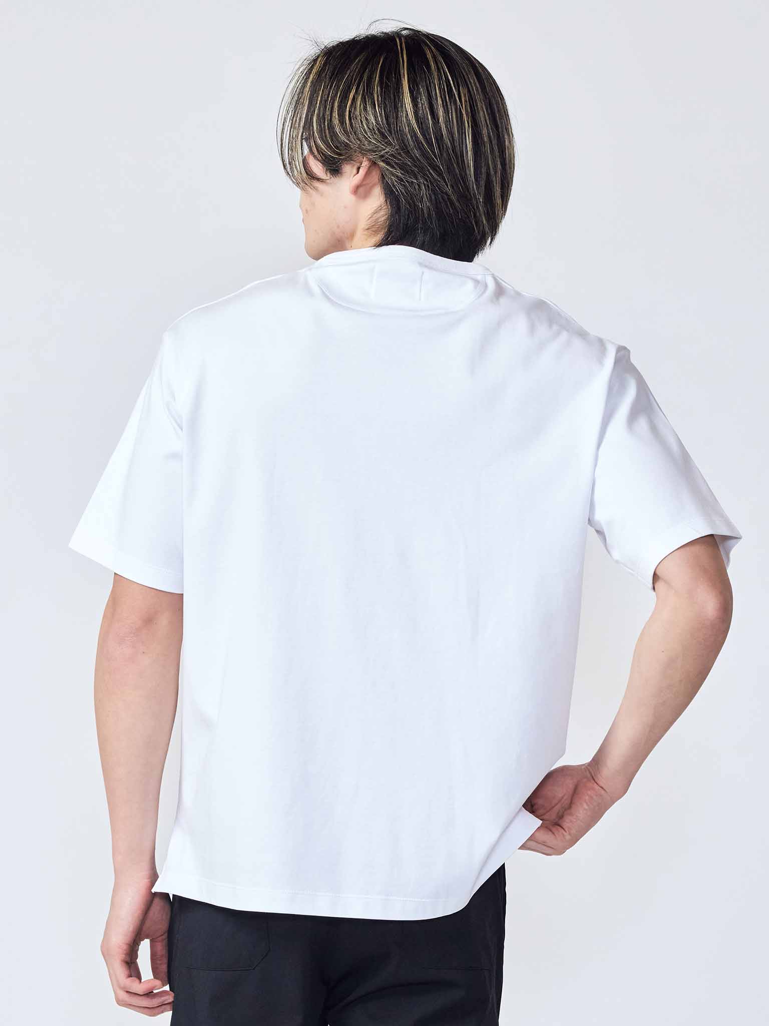 Smooth cotton oversized T-shirt