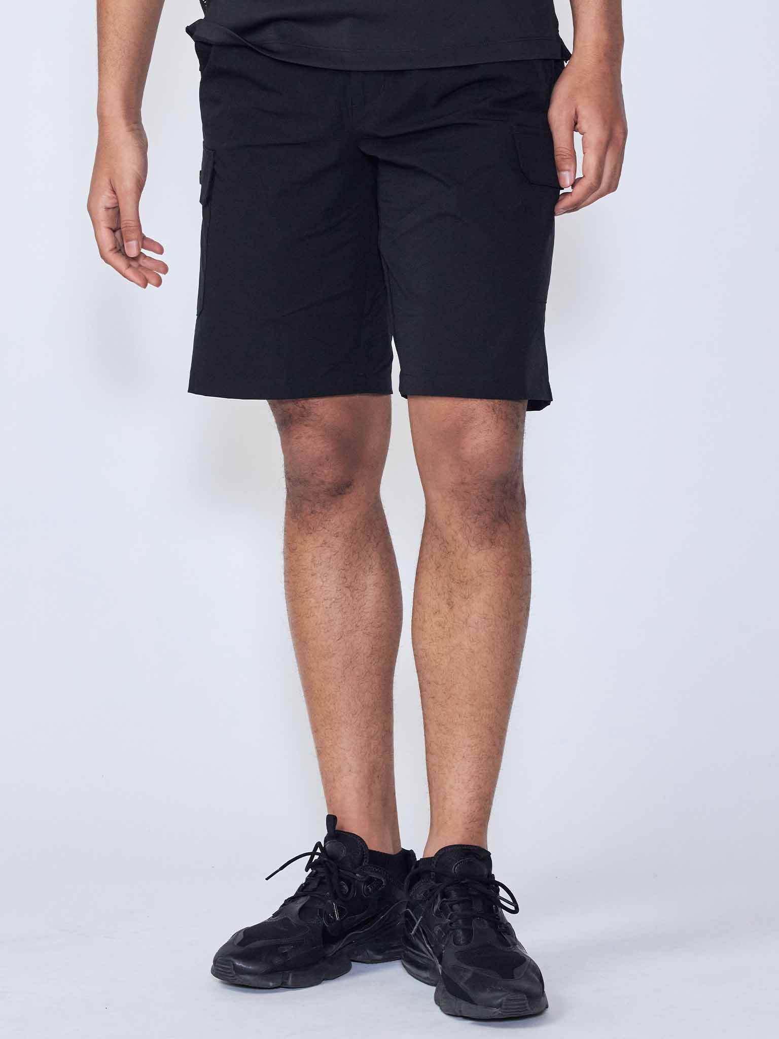 Ripstop stretch nylon cargo shorts