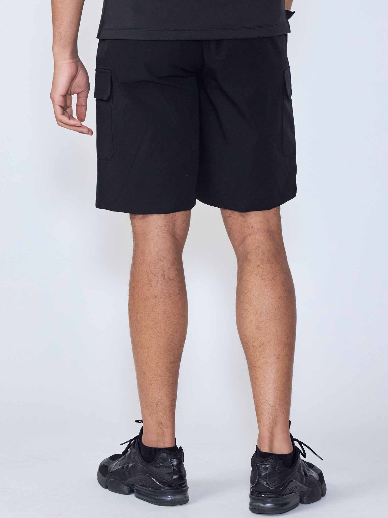 Ripstop stretch nylon cargo shorts