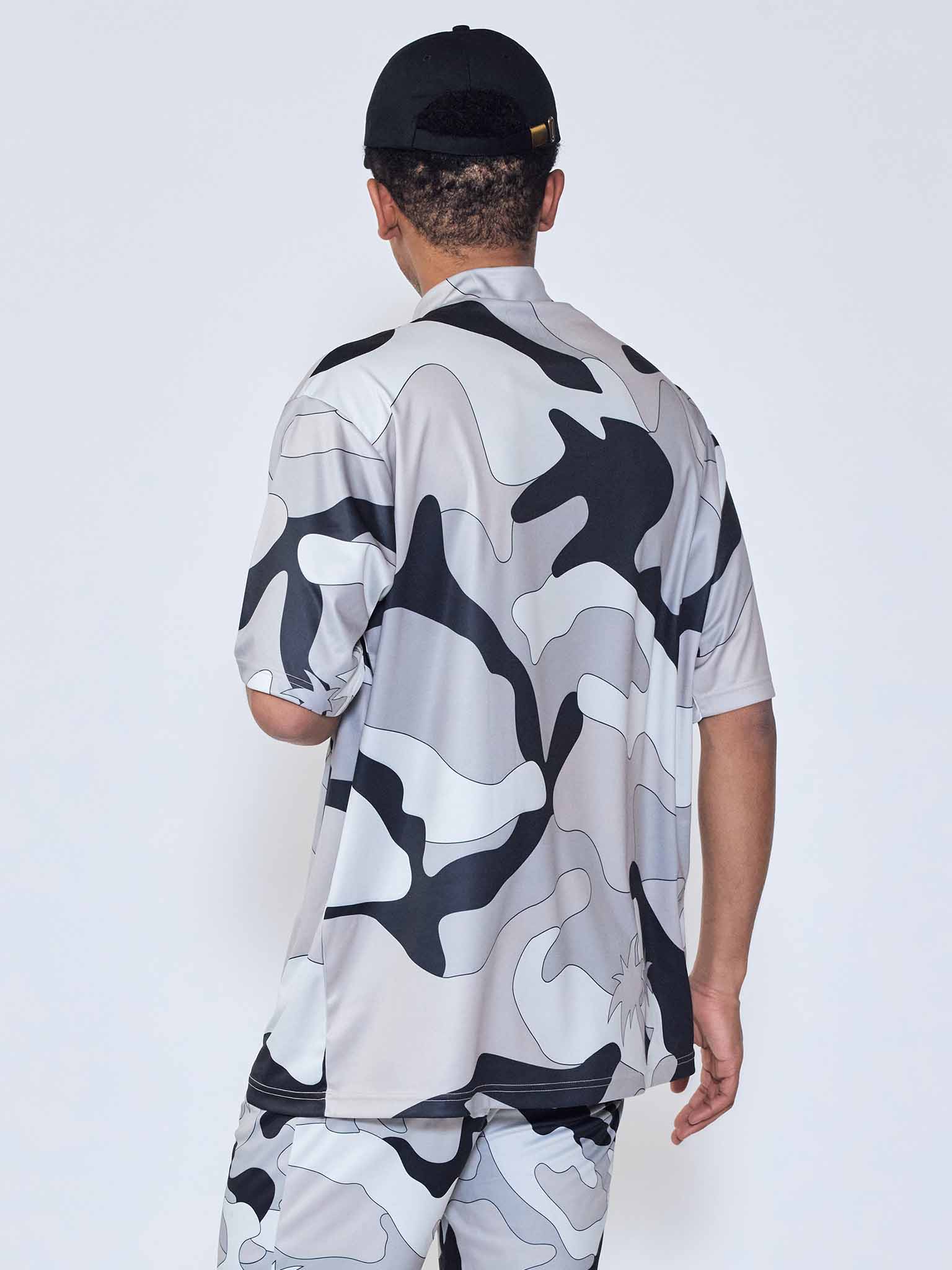 リラックスモックネック ショートスリーブ 【Palm camo】