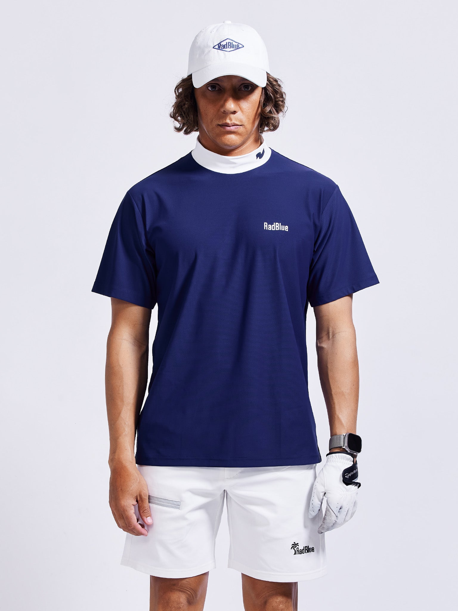 Super Dry Stretch Mock Neck