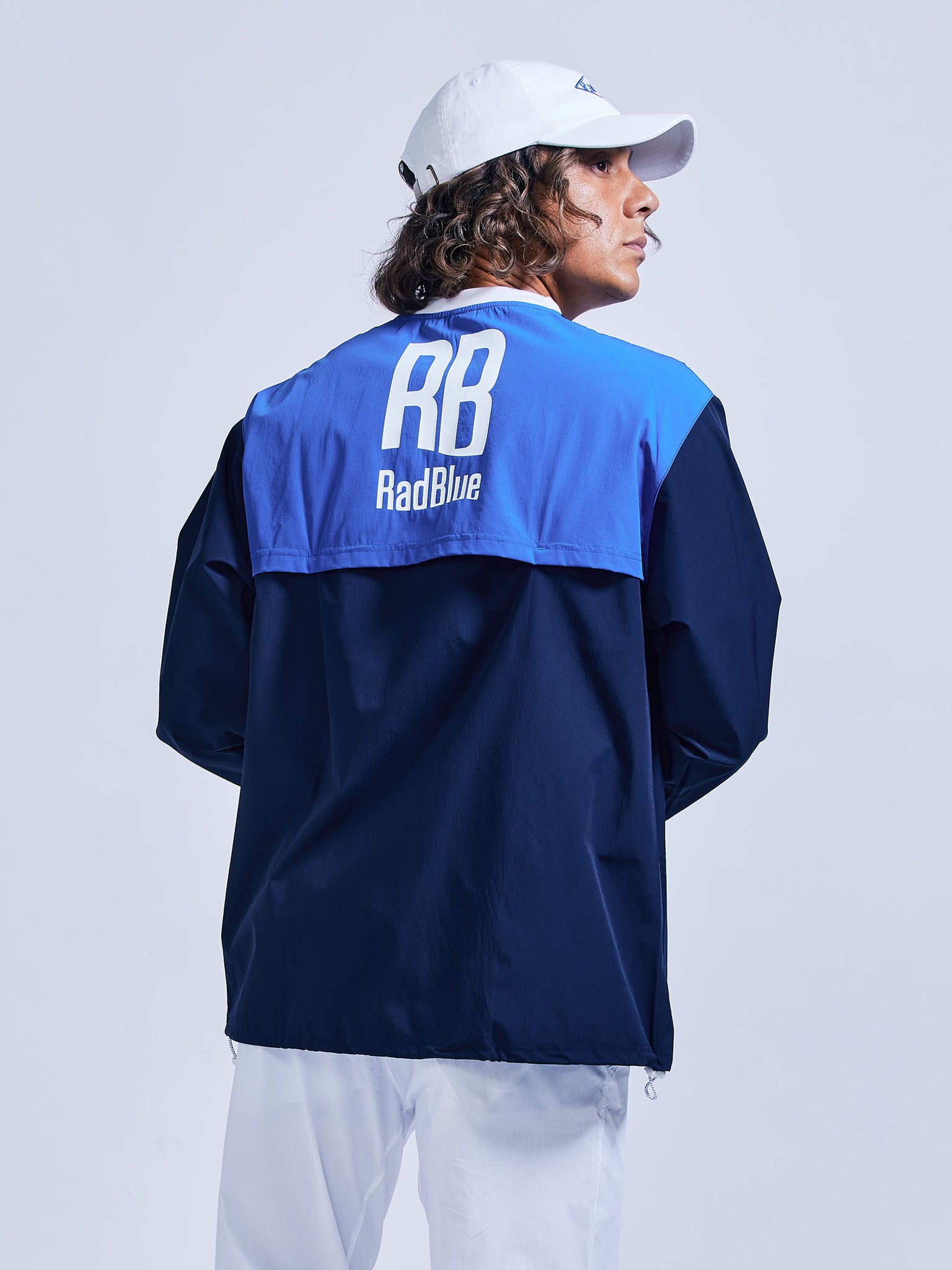 Stretch nylon pullover/sneed jacket