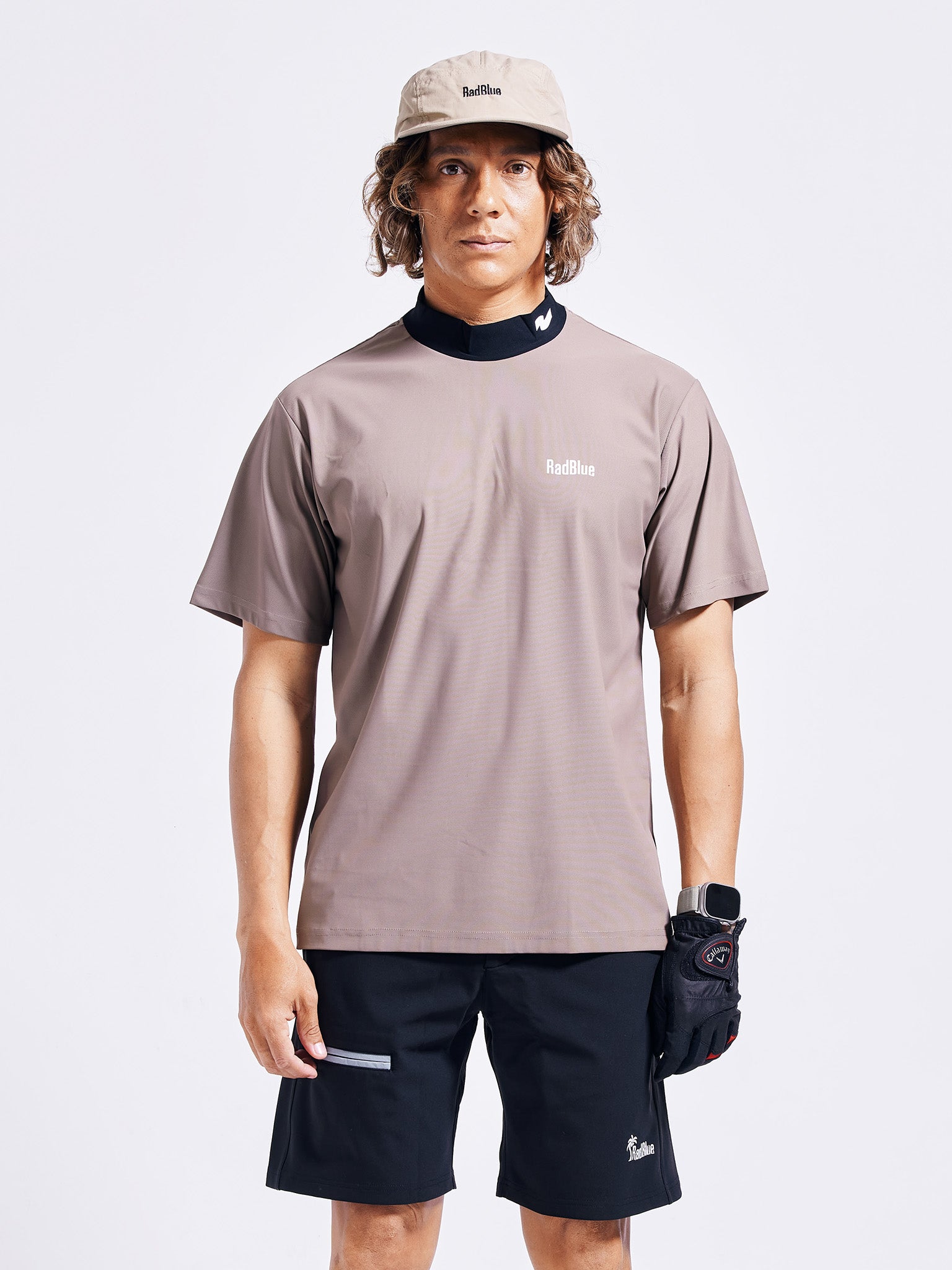 Super Dry Stretch Mock Neck