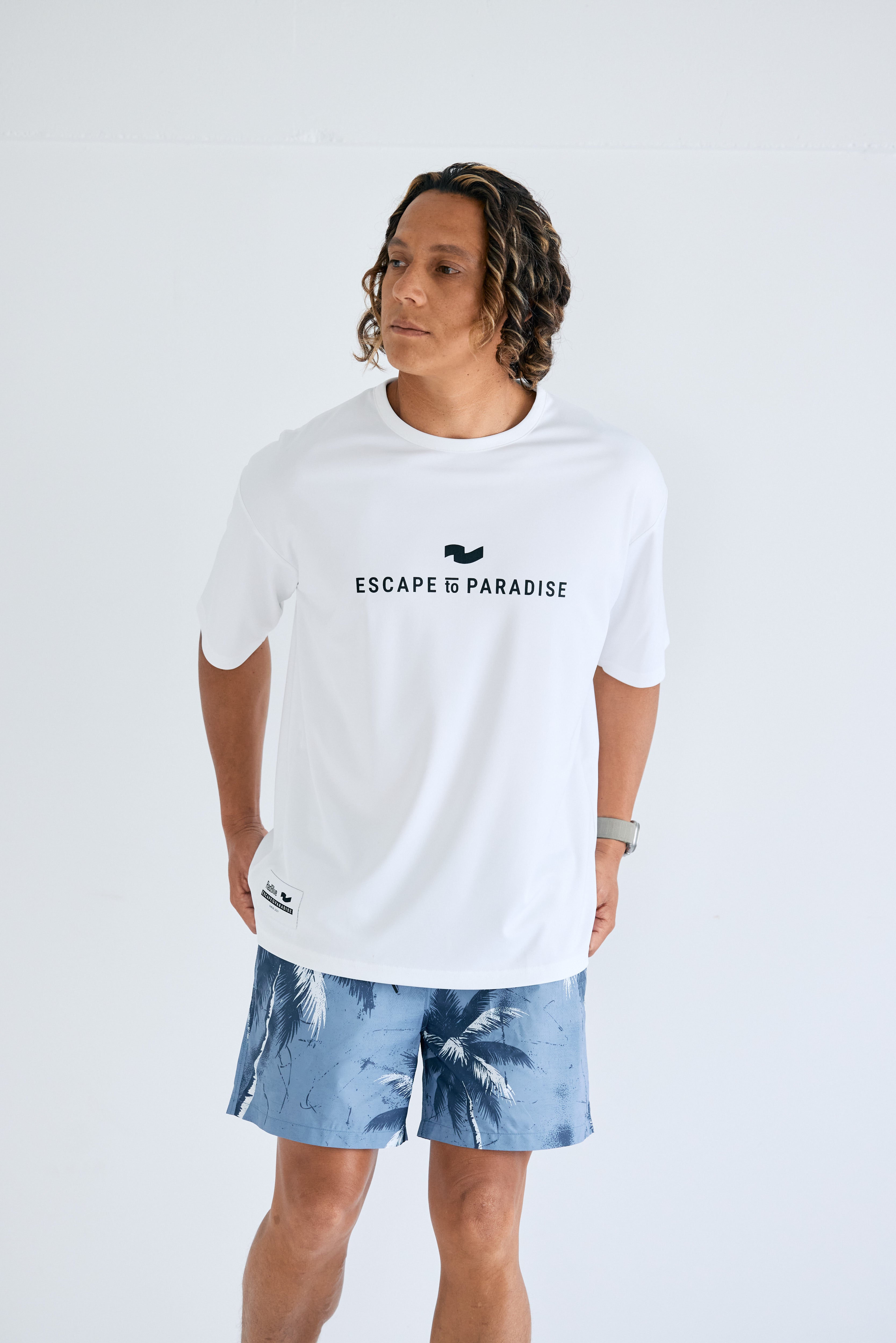 DrySilkyCotton Tshirt【seasalt】