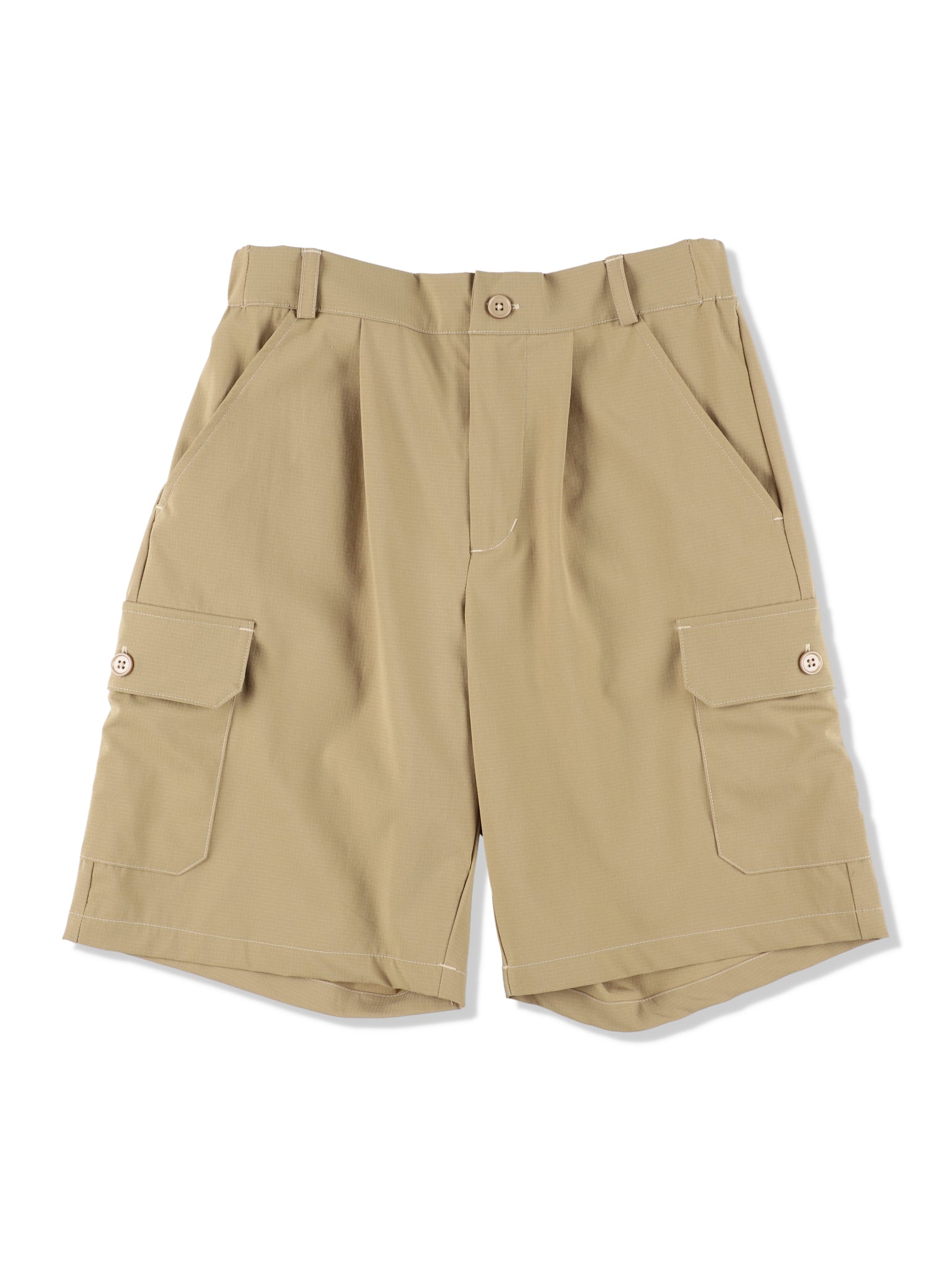 Ripstop stretch nylon cargo shorts