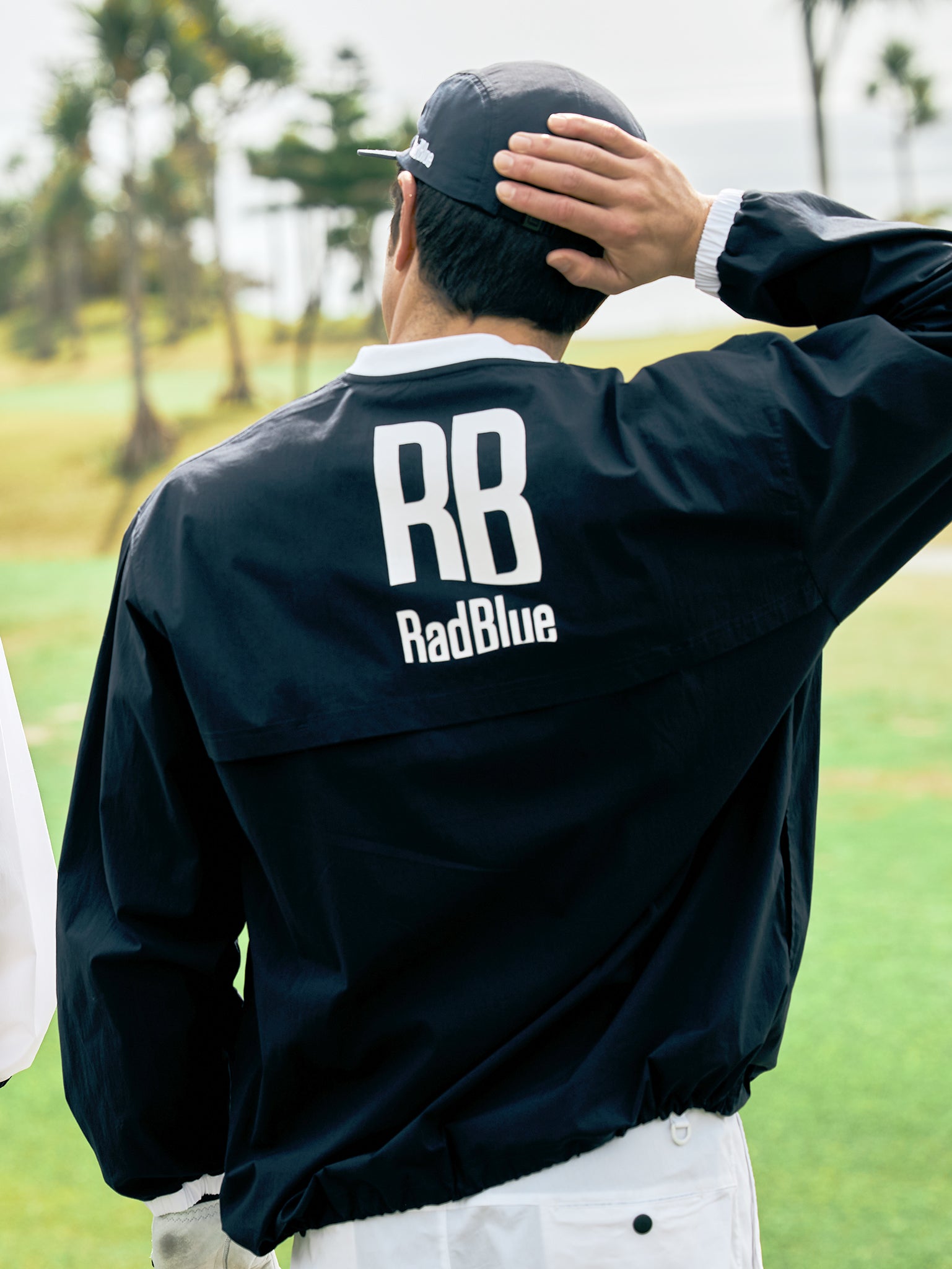 テックコットンナイロンプルオーバー【logo】