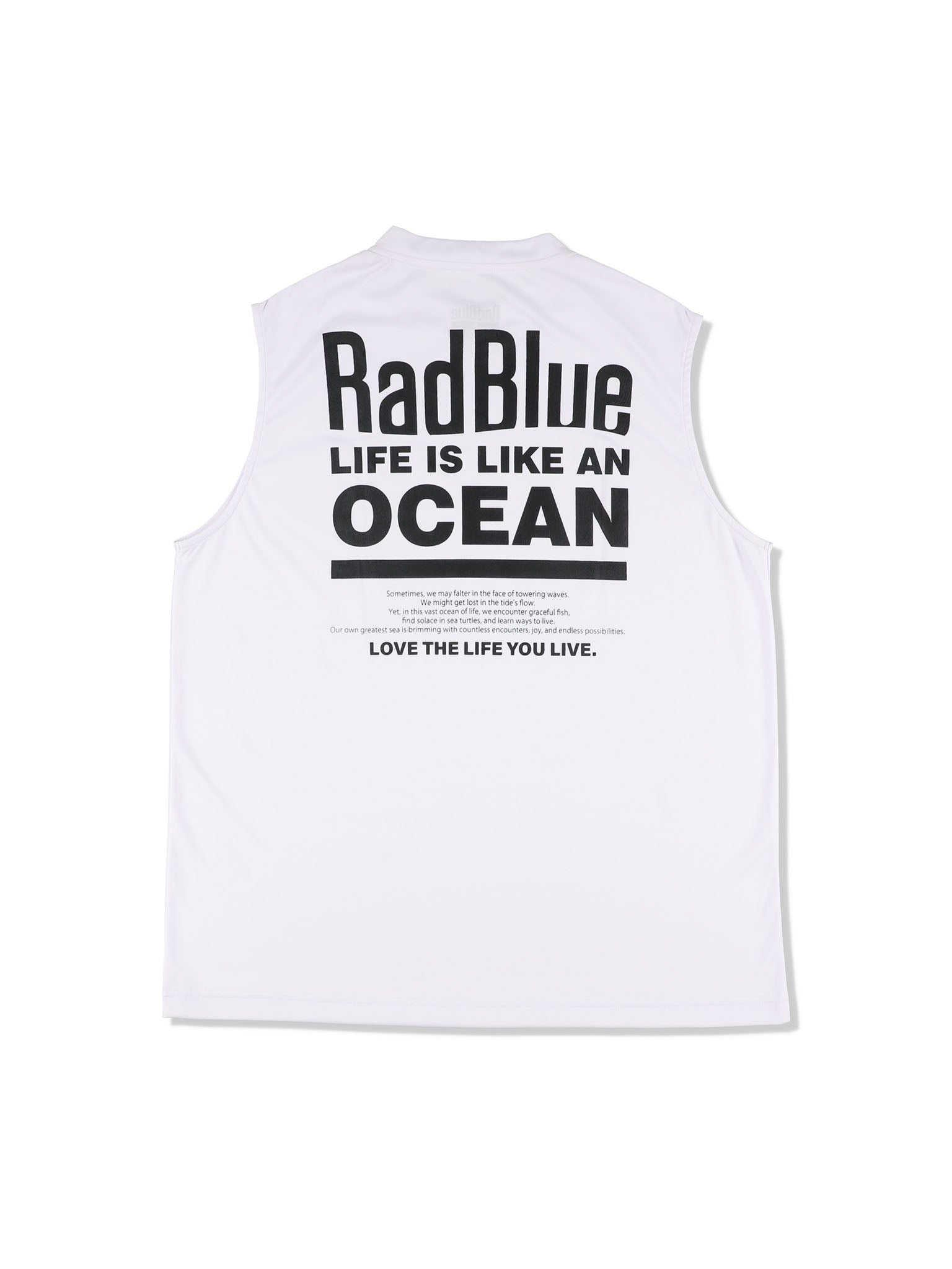 Sleeveless rash guard