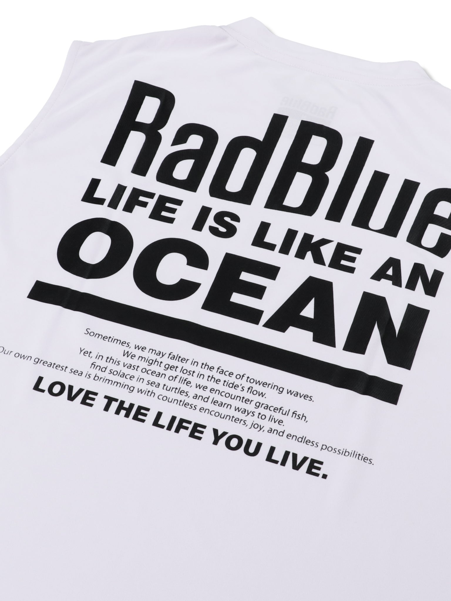 Sleeveless rash guard