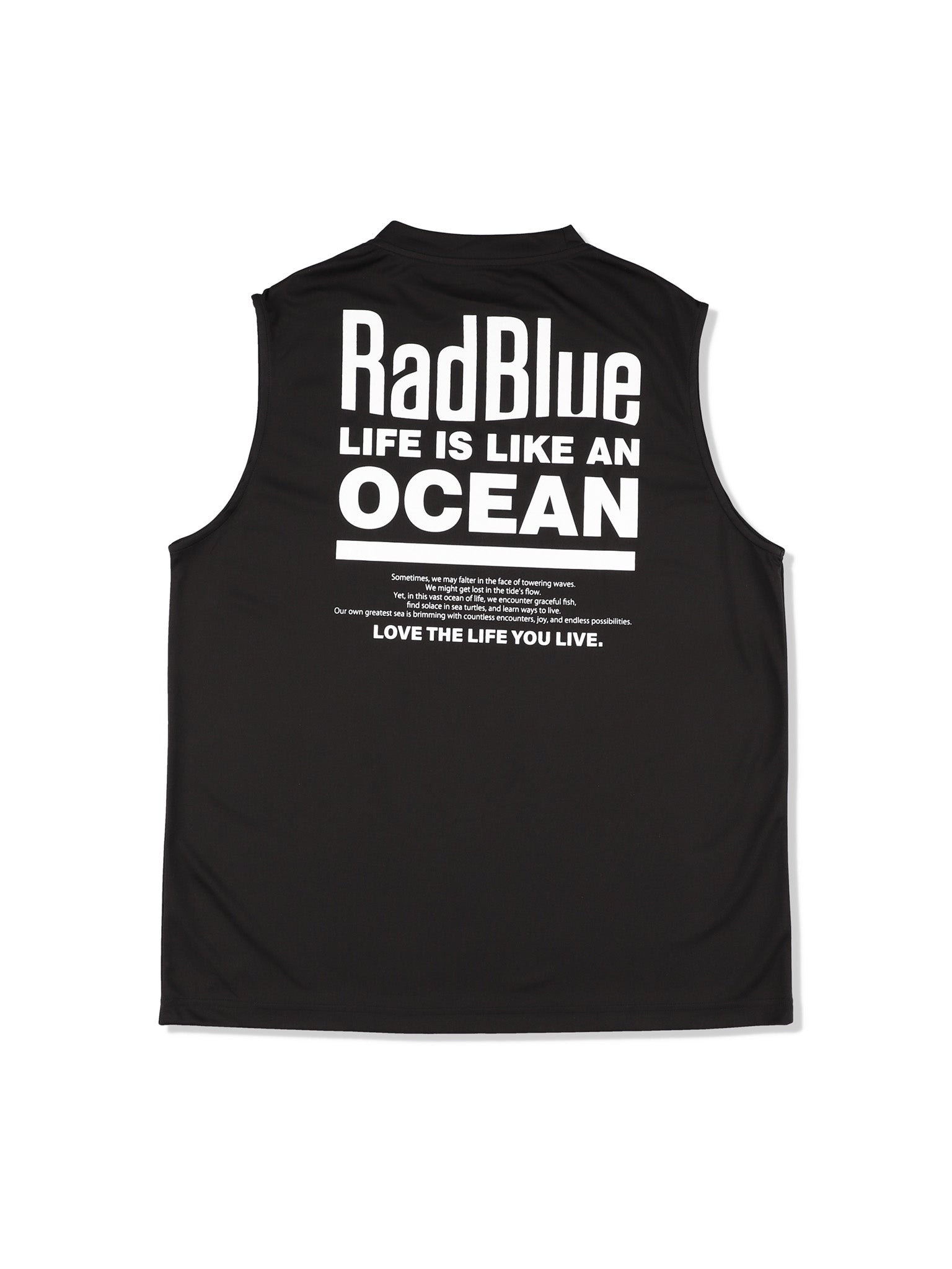 Sleeveless rash guard