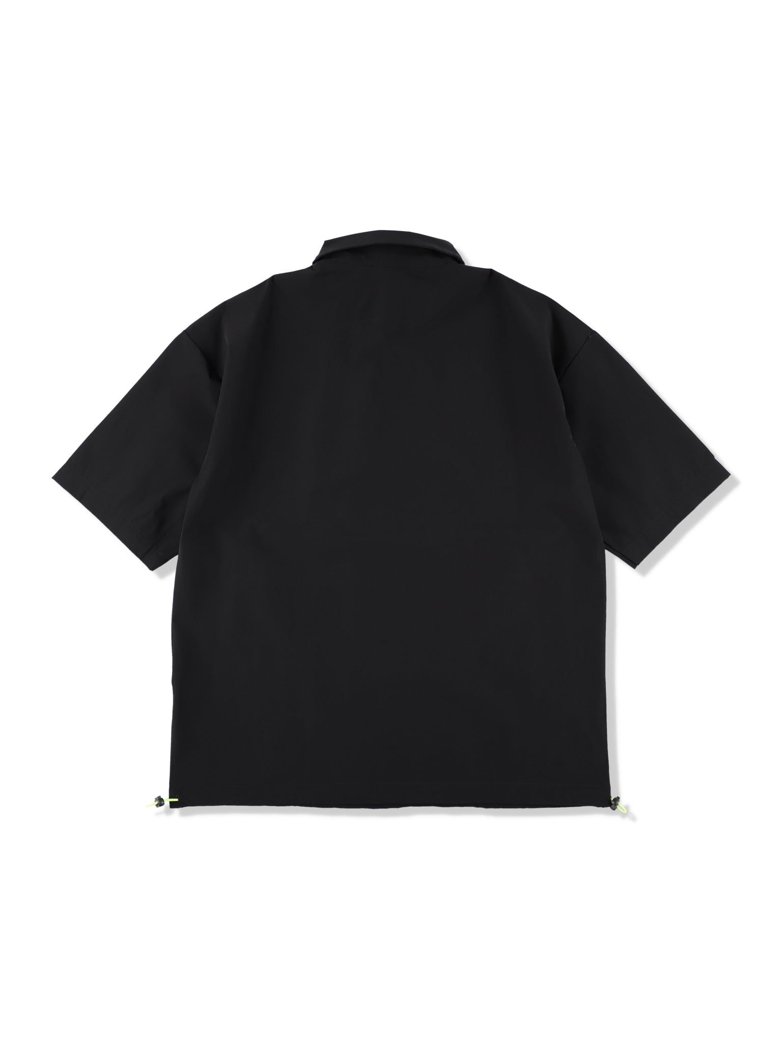 Stretch nylon over polo shirt