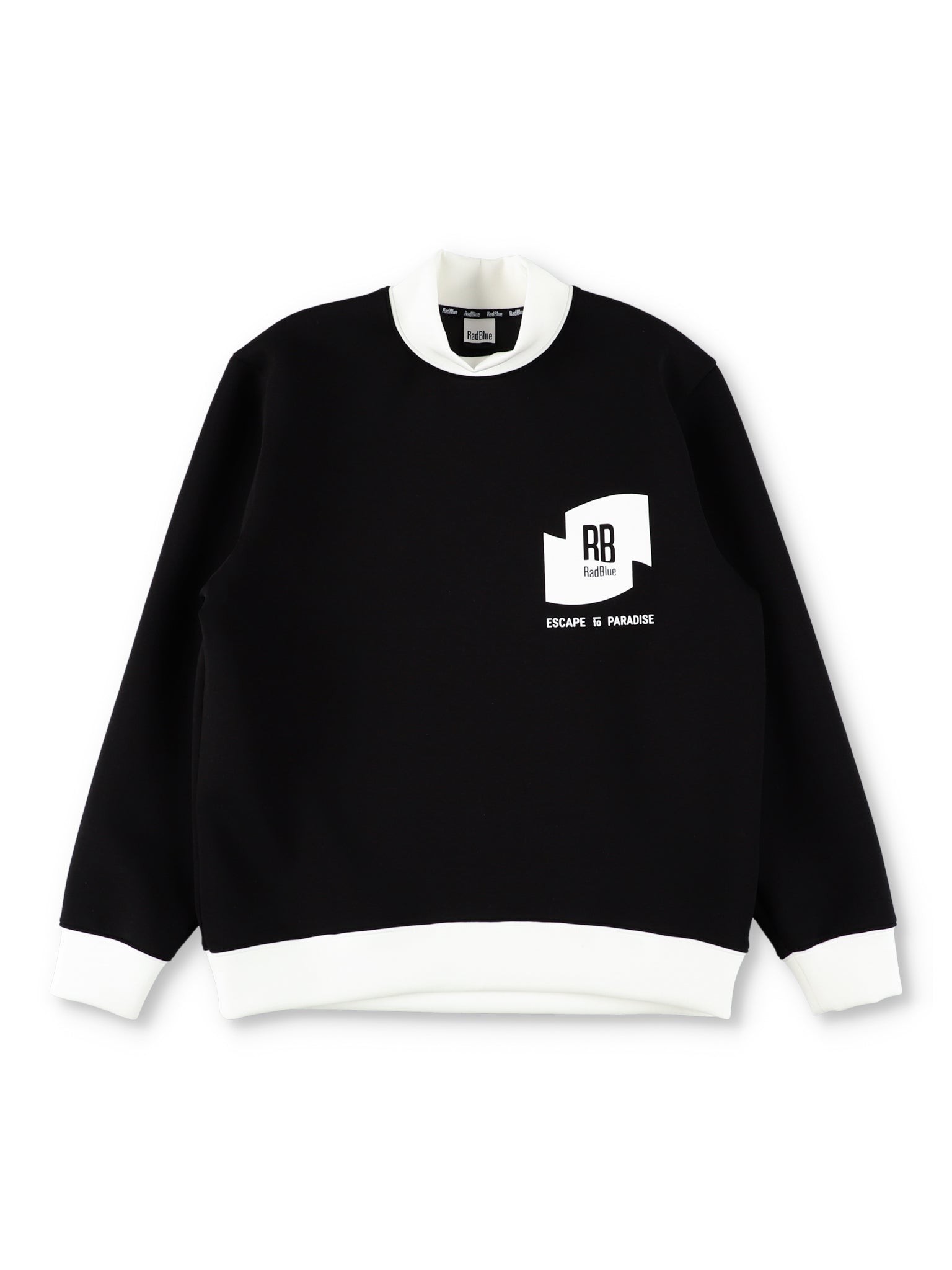 Air Tension® Two-Tone Mock Neck Sweatshirt