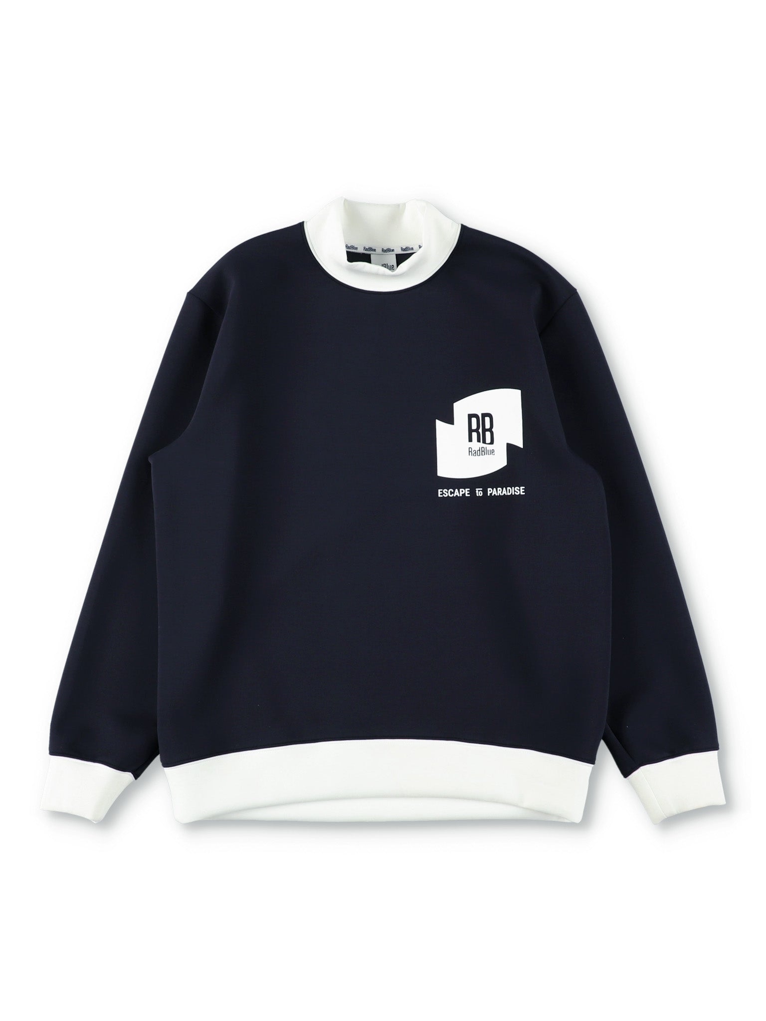 Air Tension® Two-Tone Mock Neck Sweatshirt