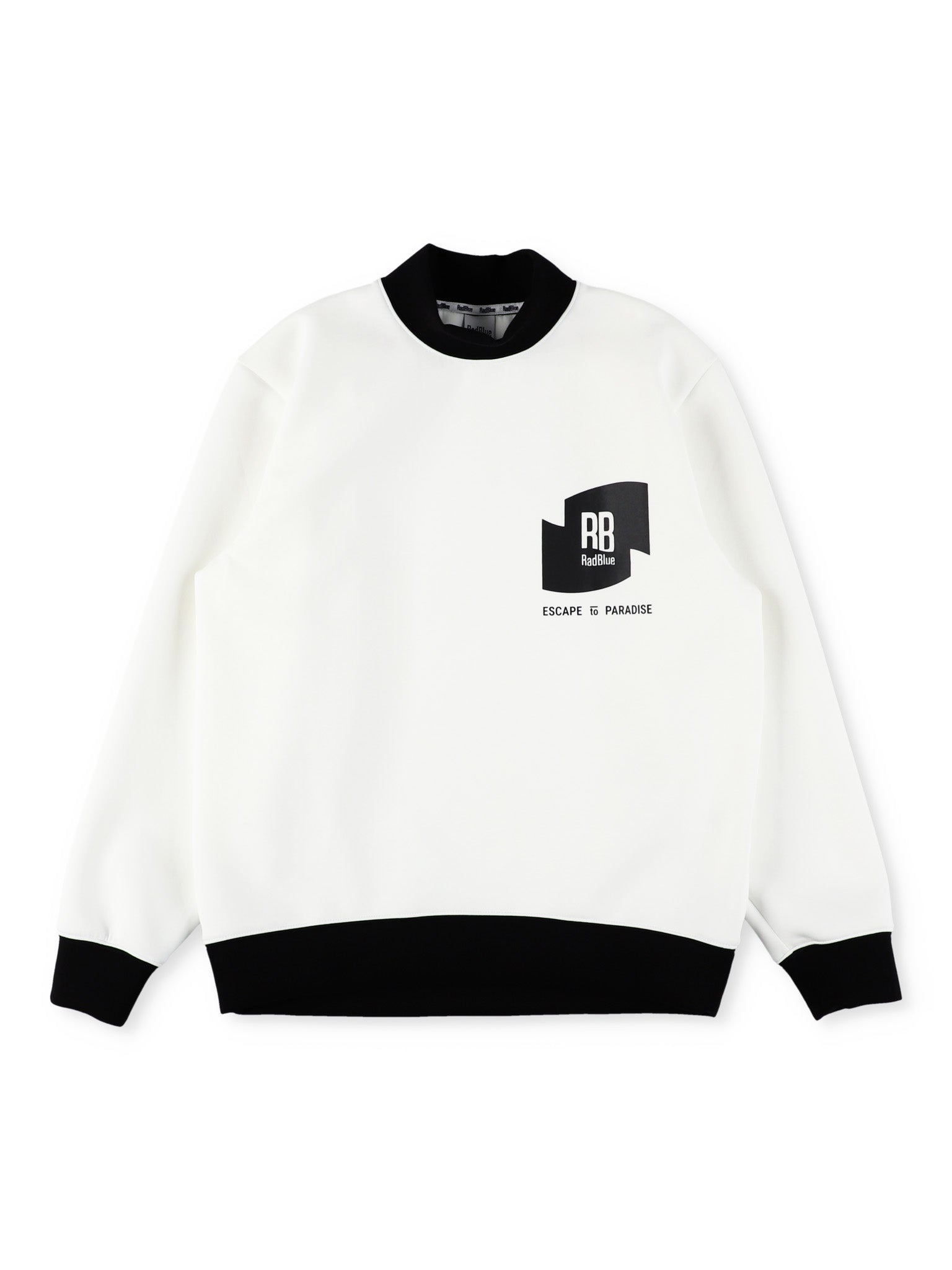Air Tension® Two-Tone Mock Neck Sweatshirt