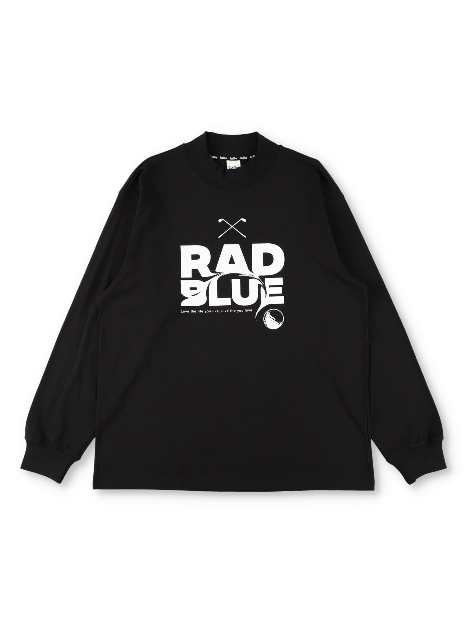 DrySilkyCotton® モックネックロングスリーブ【water surface】