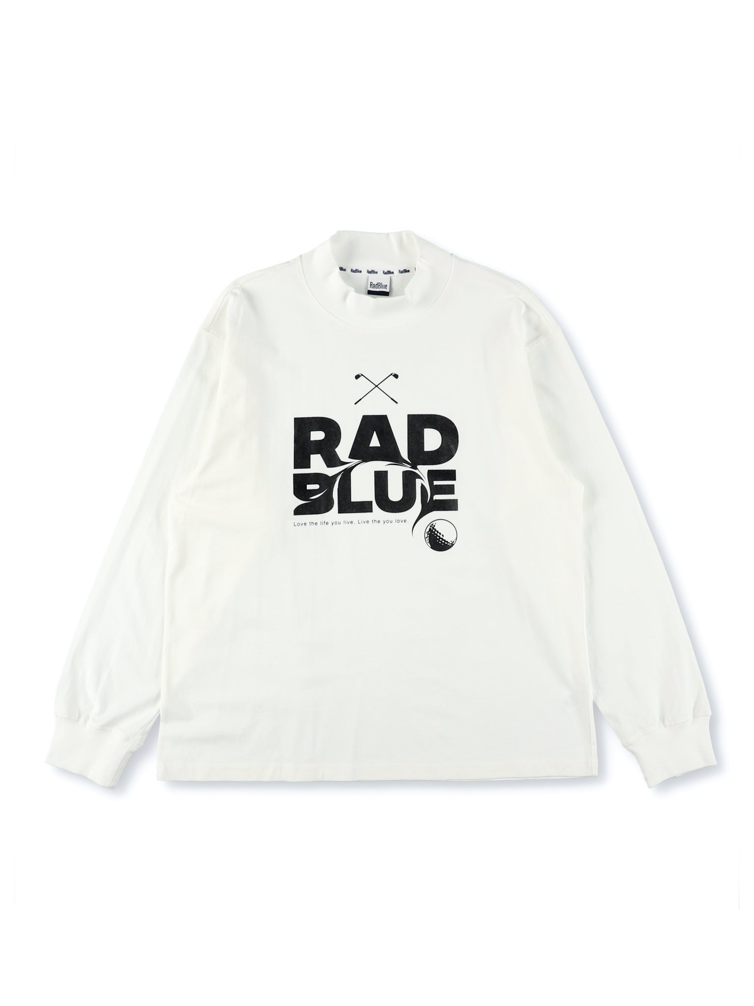 DrySilkyCotton® モックネックロングスリーブ【water surface】