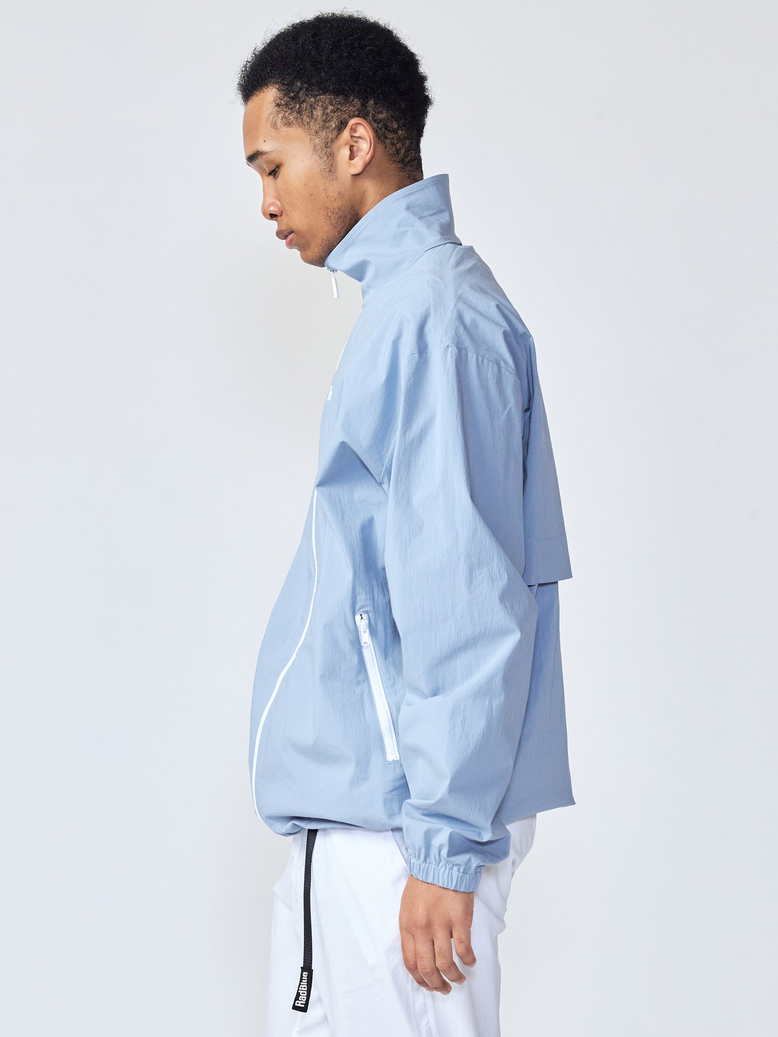 Tech Cotton Nylon Track Jacket