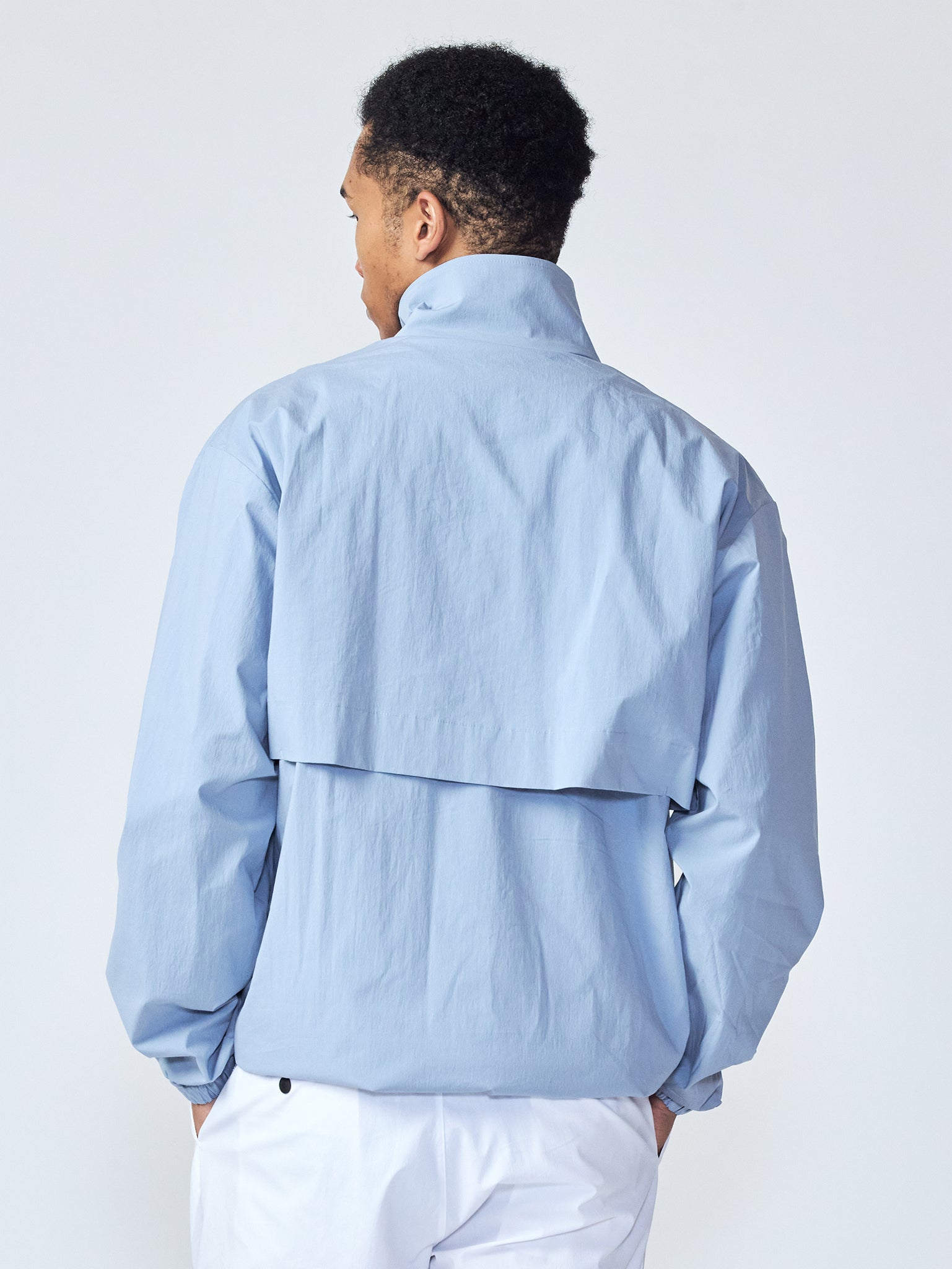 Tech Cotton Nylon Track Jacket