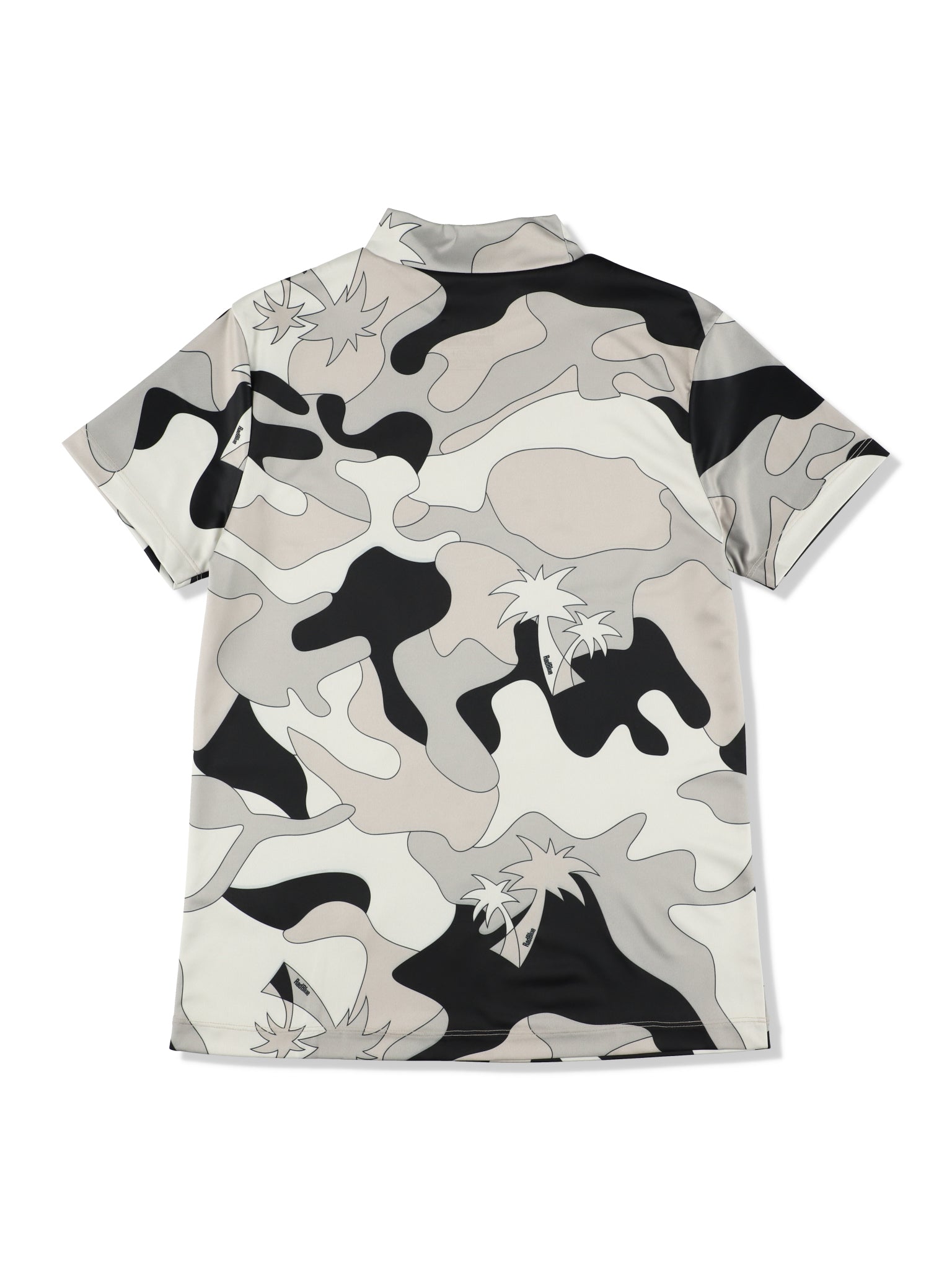 ウィメンズモックネックショートスリーブ【Palm camo】