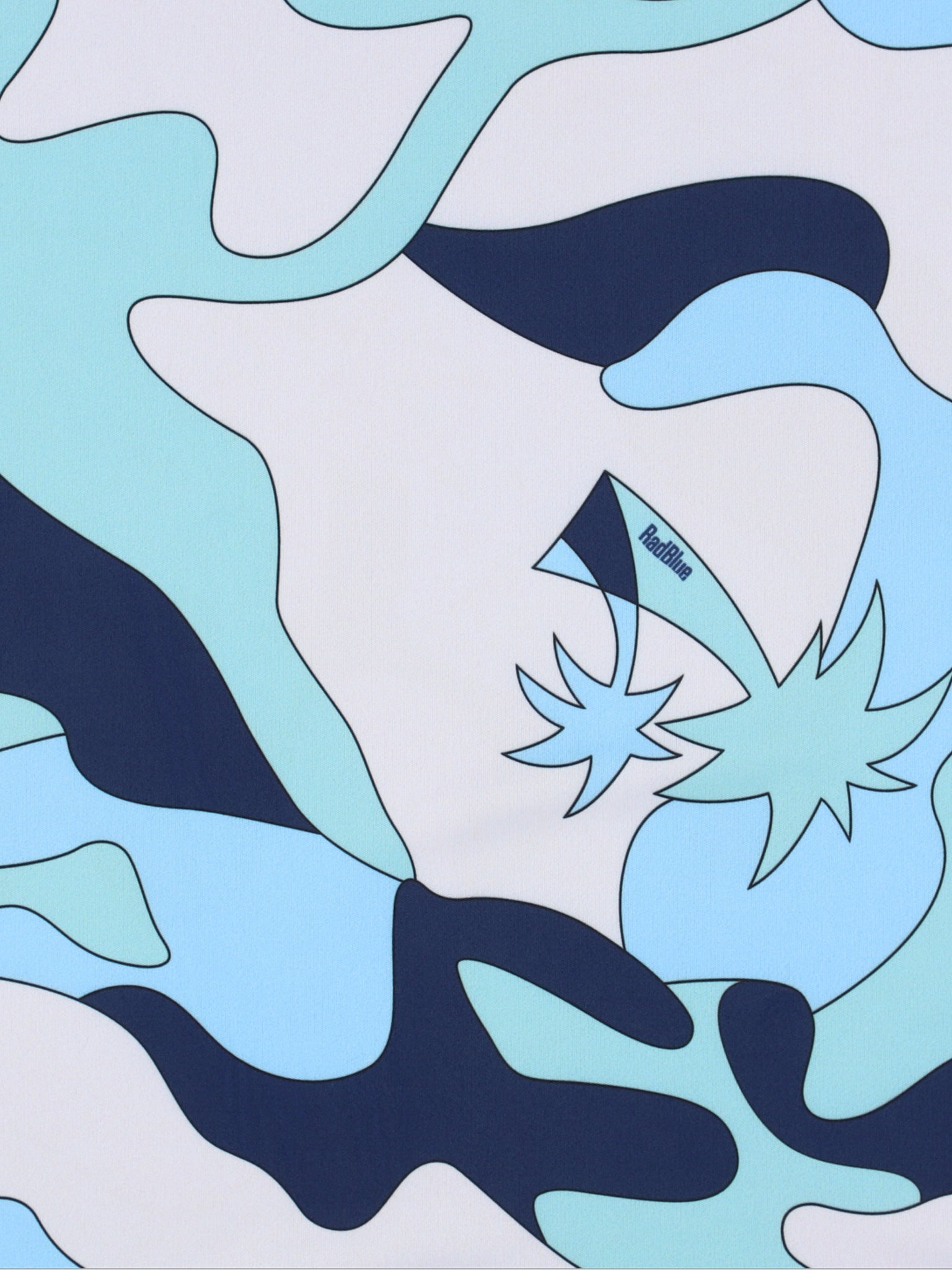 ウィメンズモックネックショートスリーブ【Palm camo】