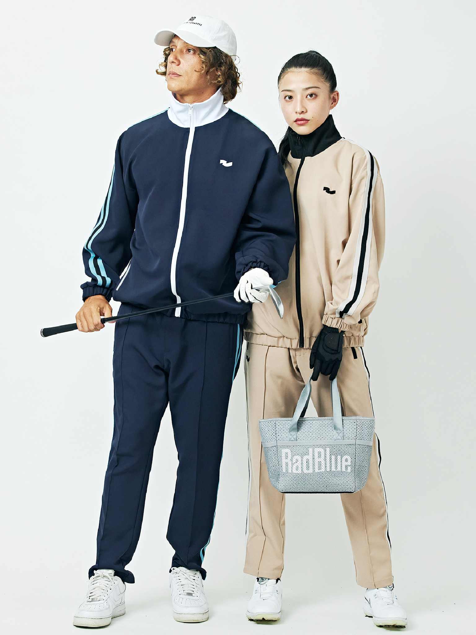 Double Cross Line Track Pants/Unisex