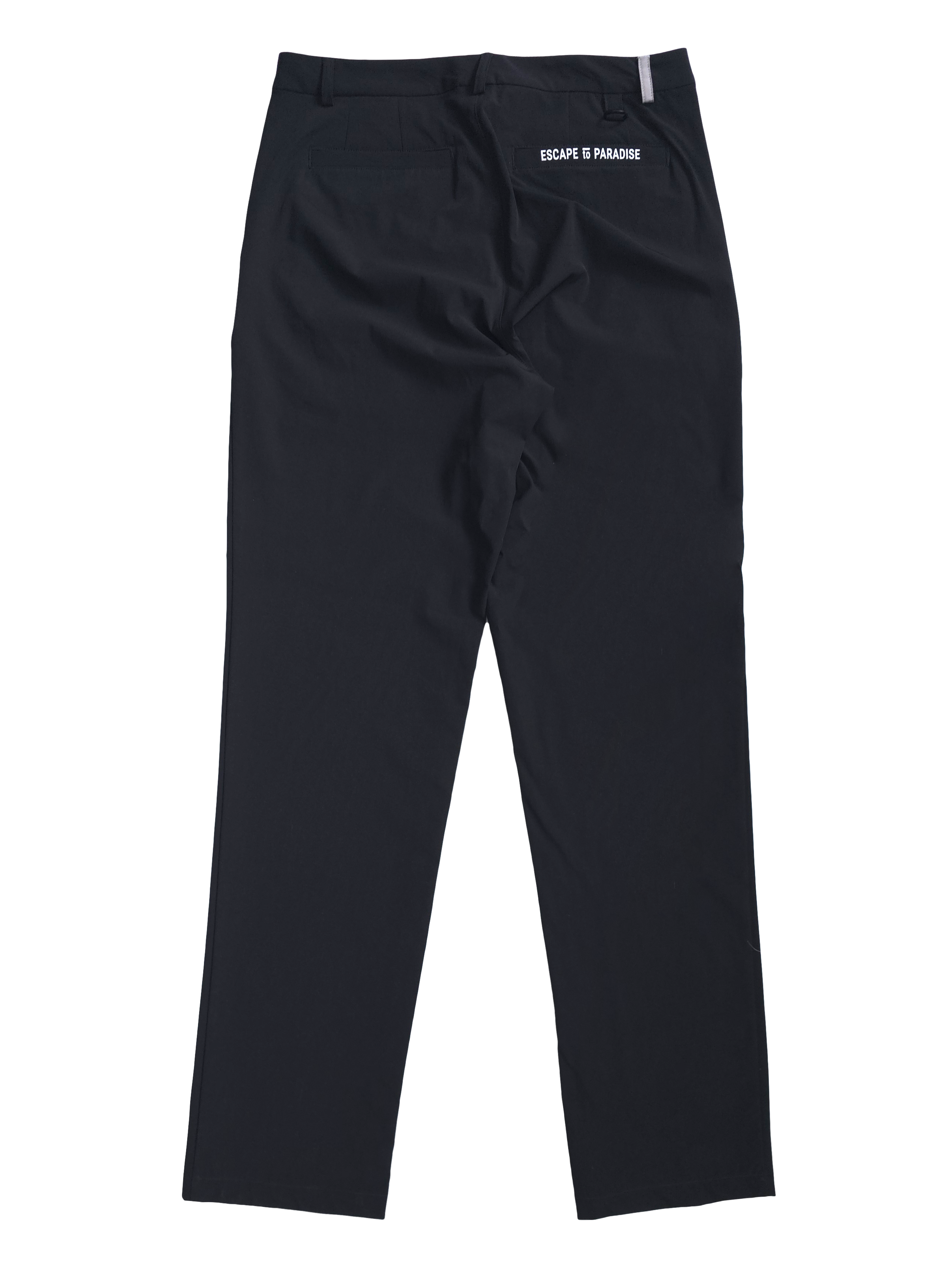 Stretch nylon tapered golf slacks