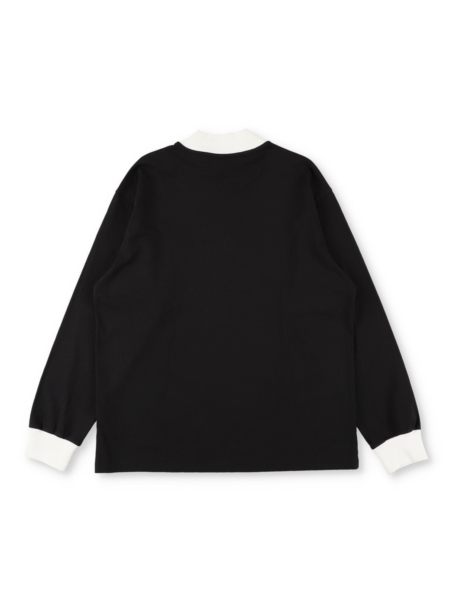 DrySilkyCotton® バイカラーモックネックロングスリーブ【water surface】