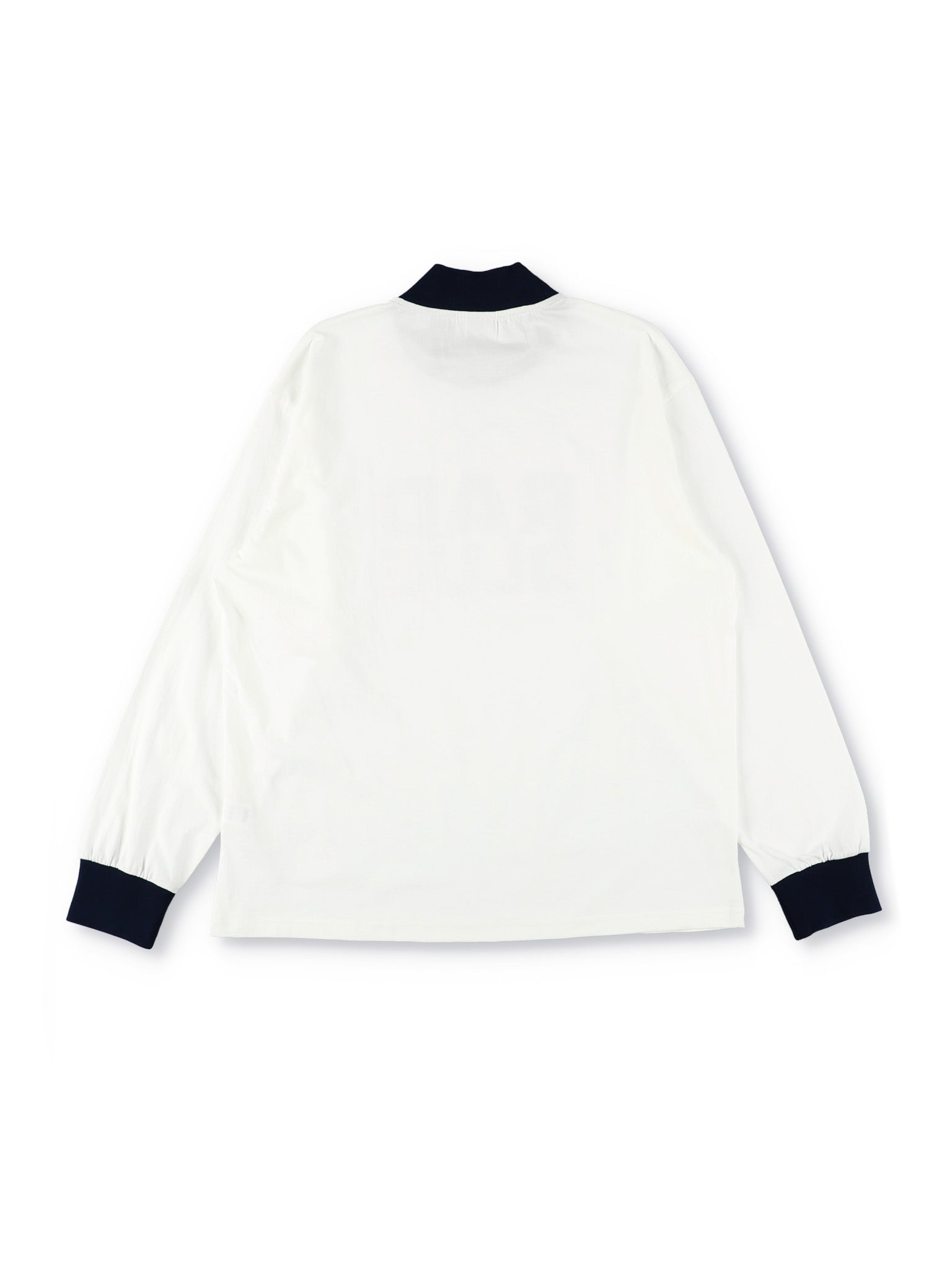 DrySilkyCotton® バイカラーモックネックロングスリーブ【water surface】