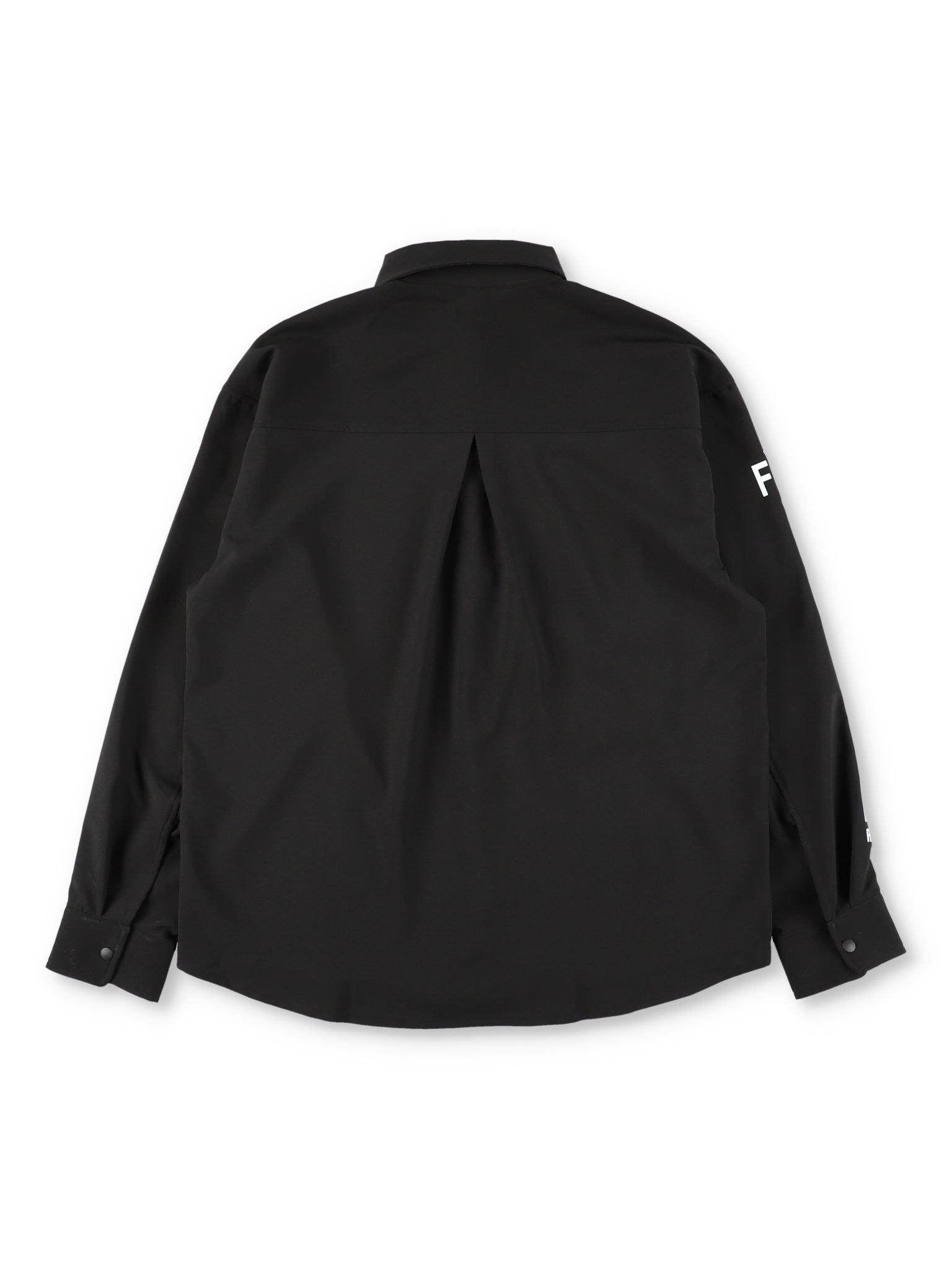 Reflax®RadBlue ×FlashPackerストレッチリネンライクシャツ