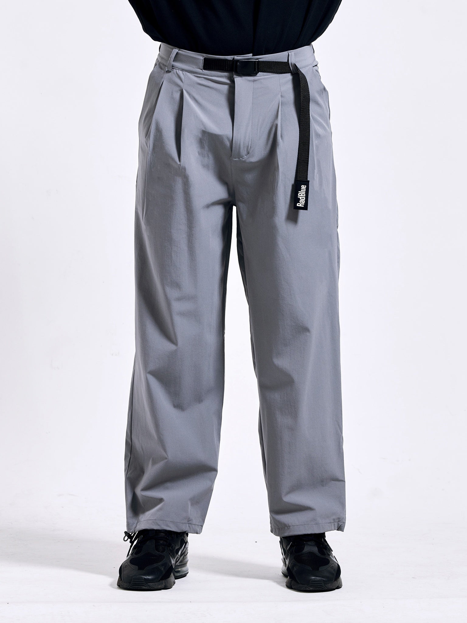 90's nylon wide jogger pants