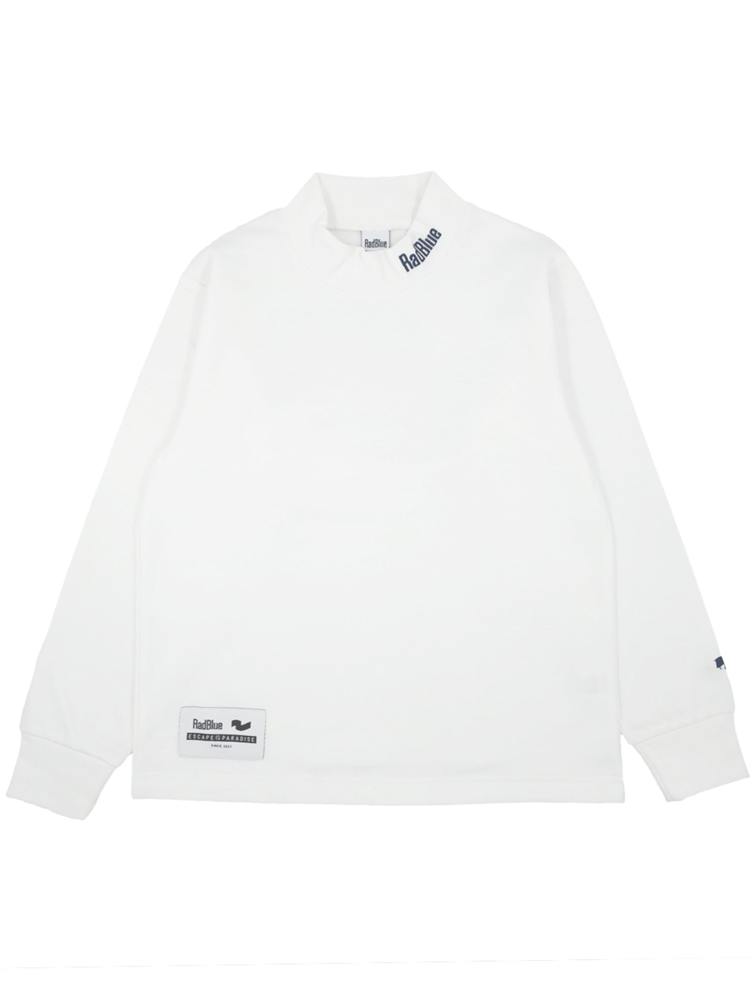 Women's ウールタッチモックネックロングスリーブ