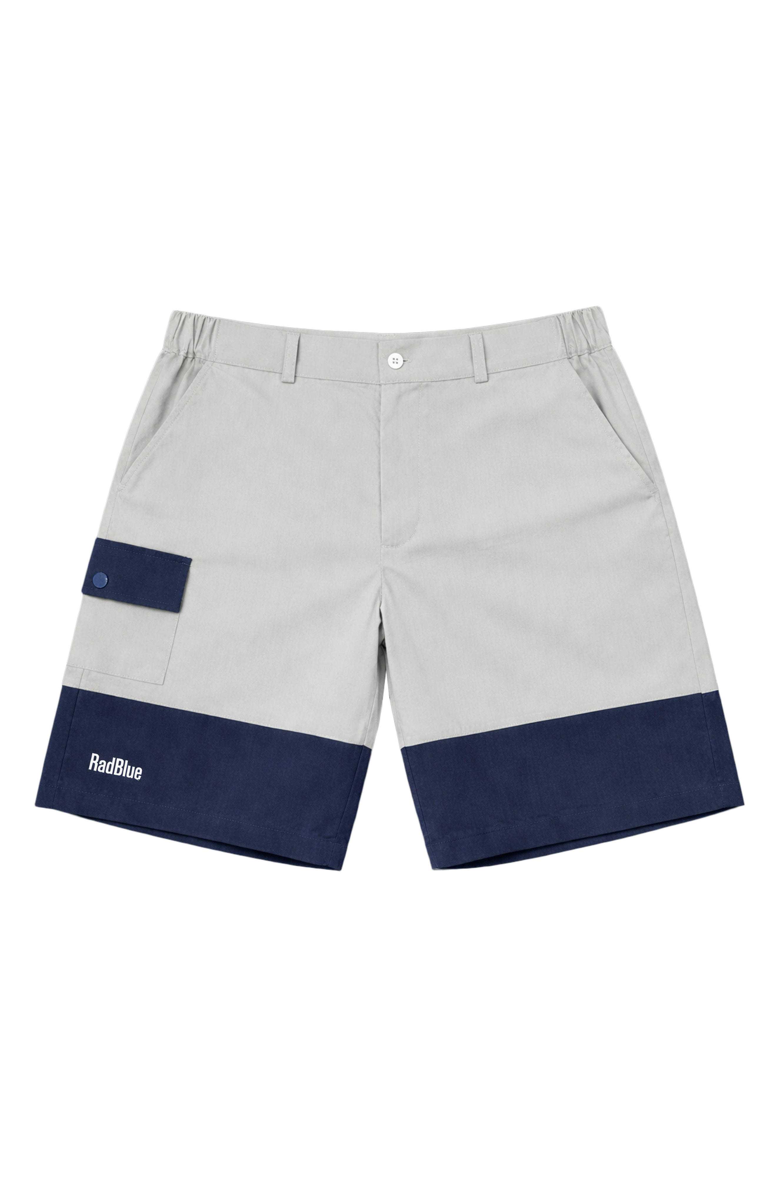 コットンナイロン バイカラーカーゴショーツ