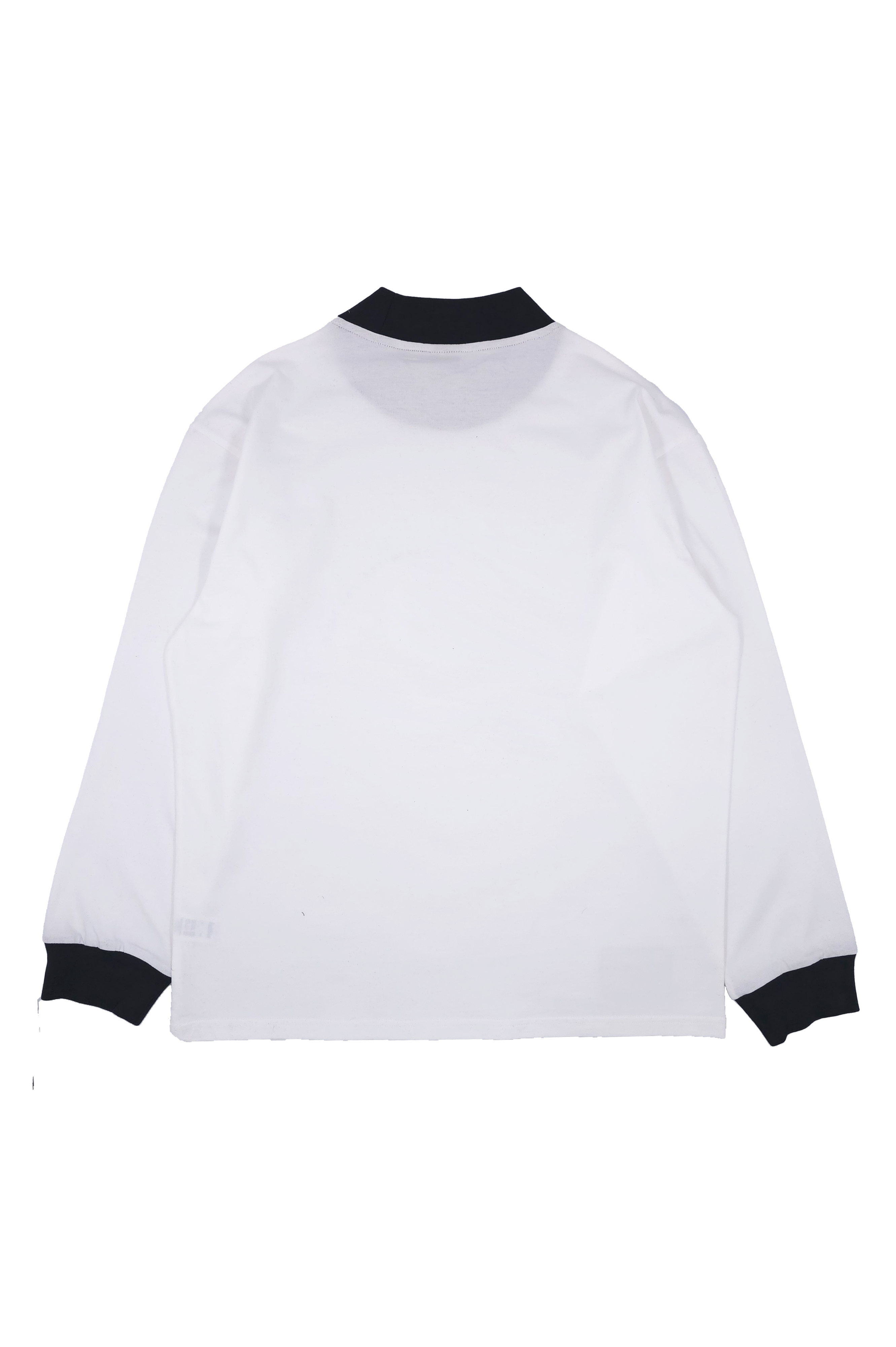 DrySilkyCotton バイカラーモックネックロングスリーブ