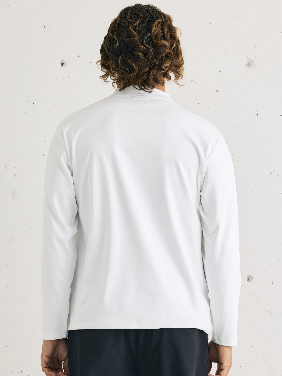 スムースモックネック ロングスリーブTシャツ 4
