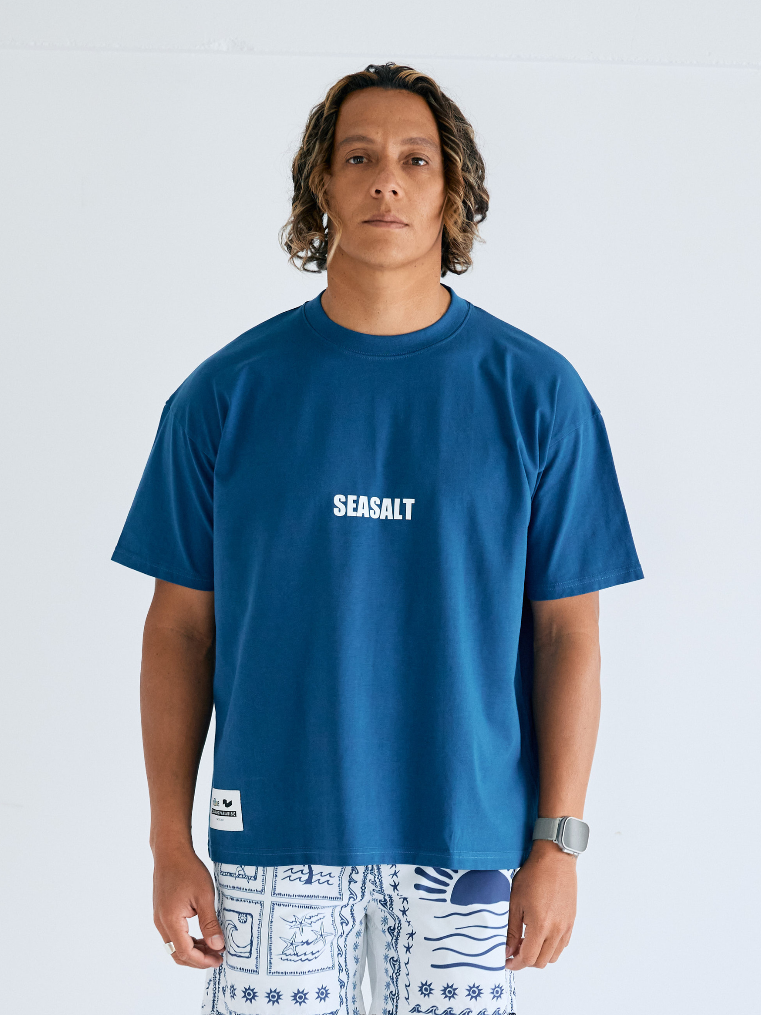DrySilkyCotton Tshirt【seasalt】