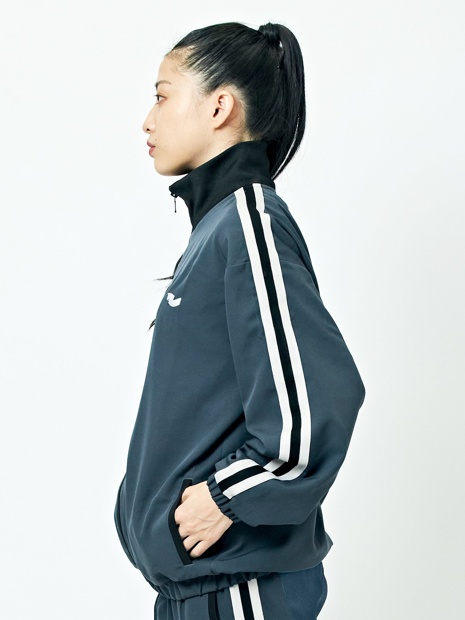 Double Cross Line Track Jacket/Unisex