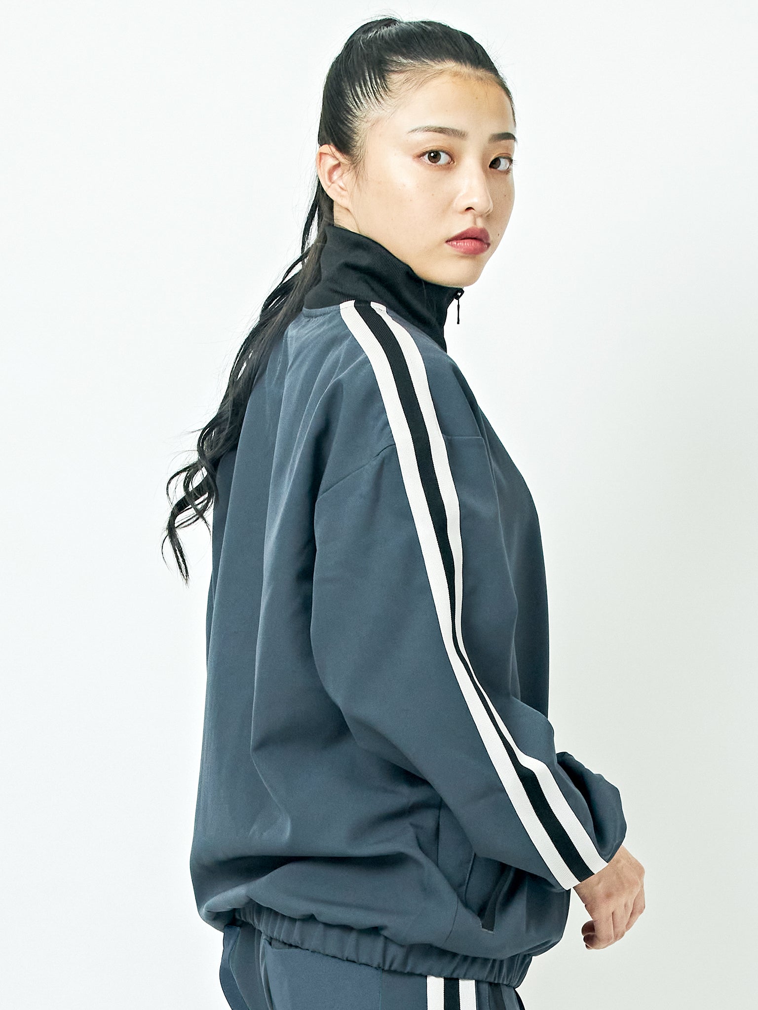 Double Cross Line Track Jacket/Unisex