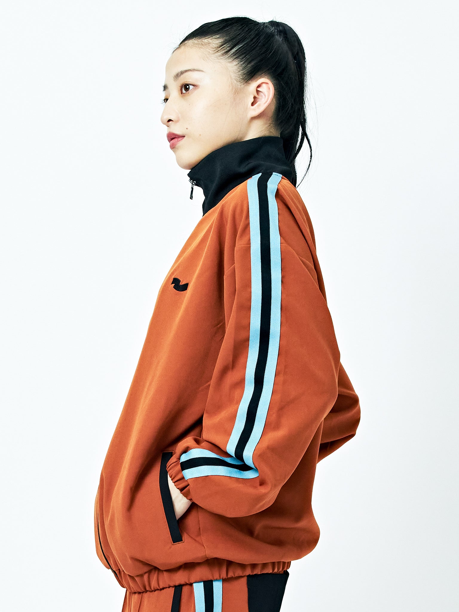 Double Cross Line Track Jacket/Unisex