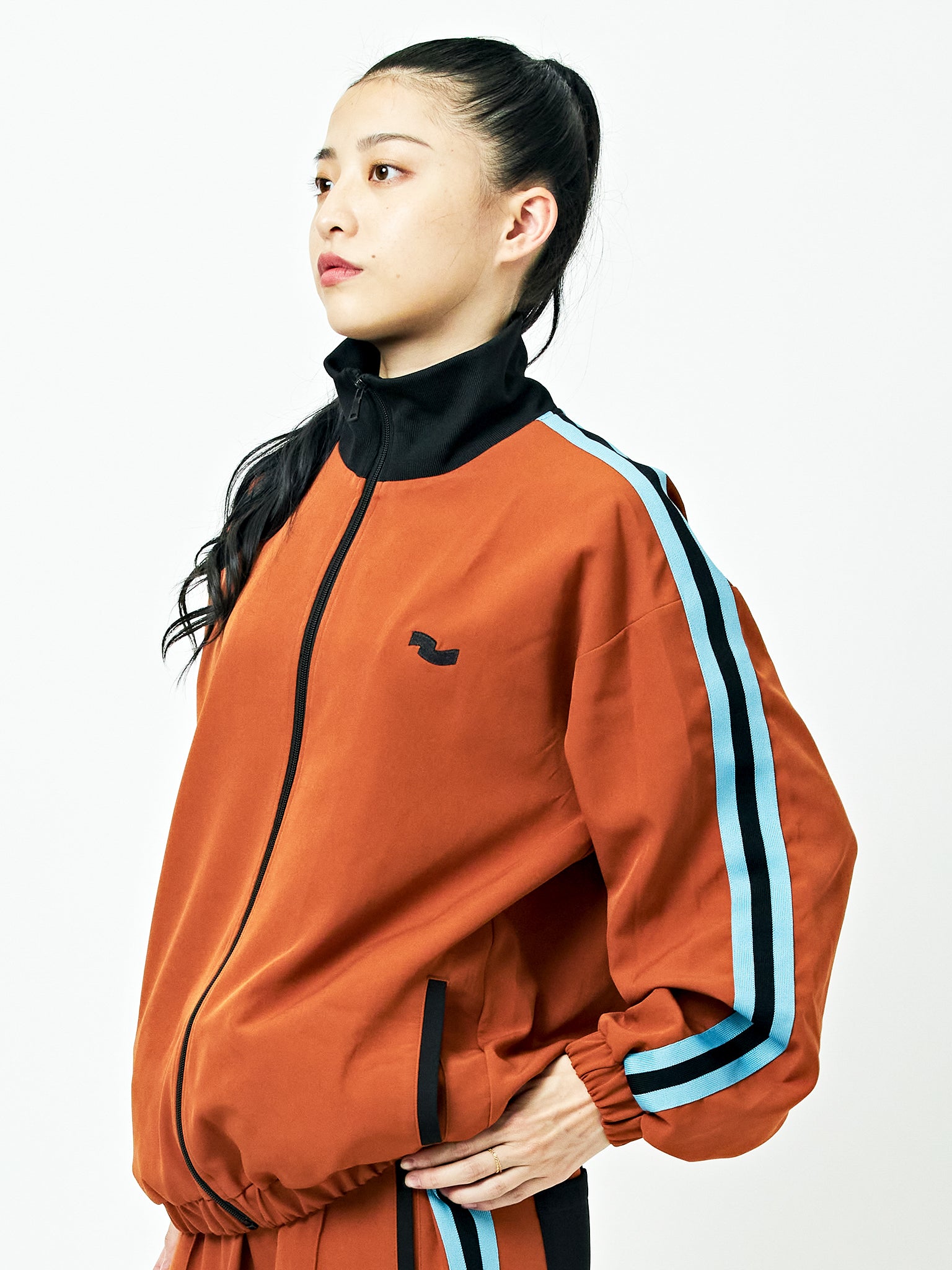 Double Cross Line Track Jacket/Unisex