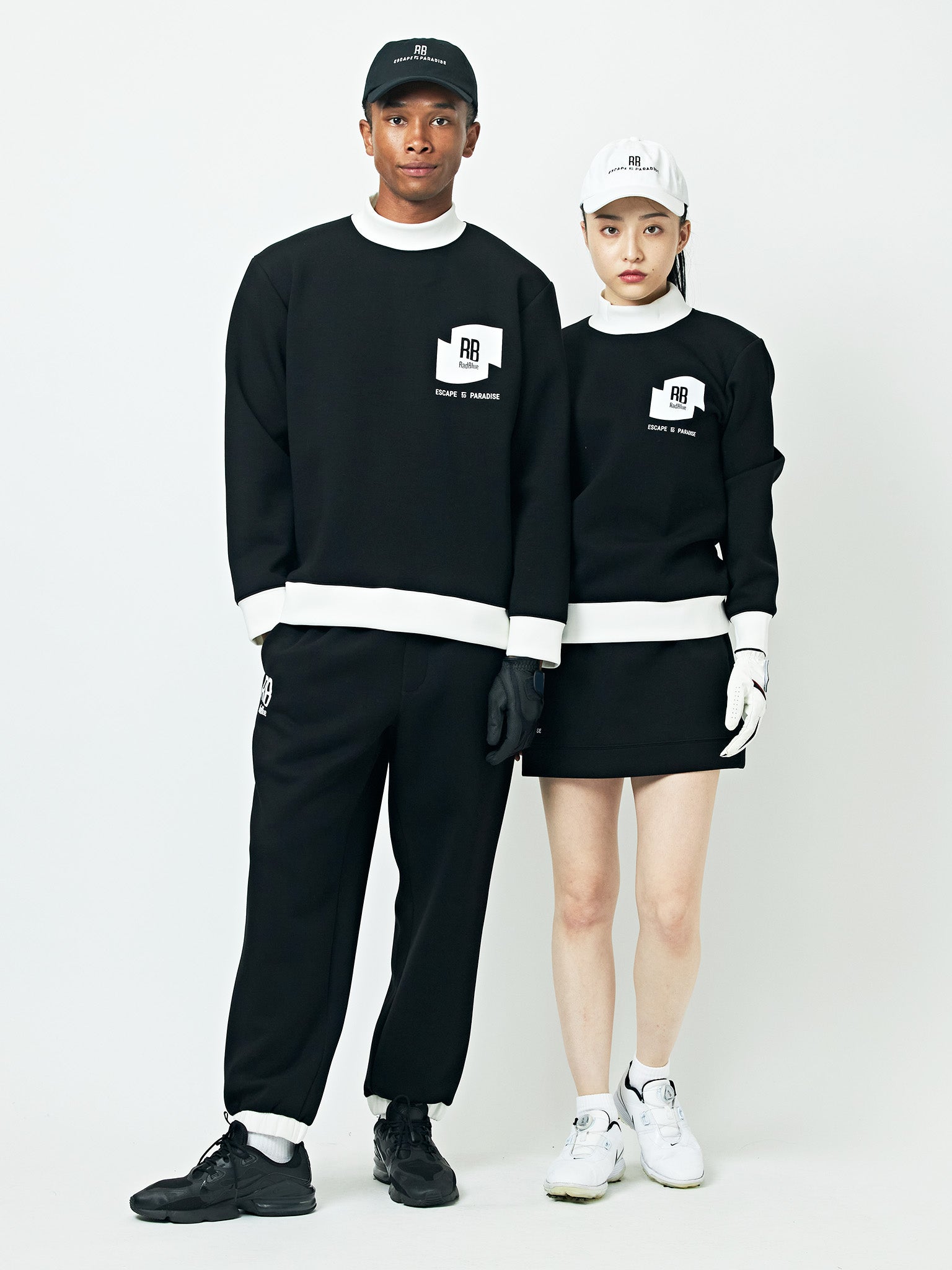 Air Tension® Two-Color Wide Jogger Pants