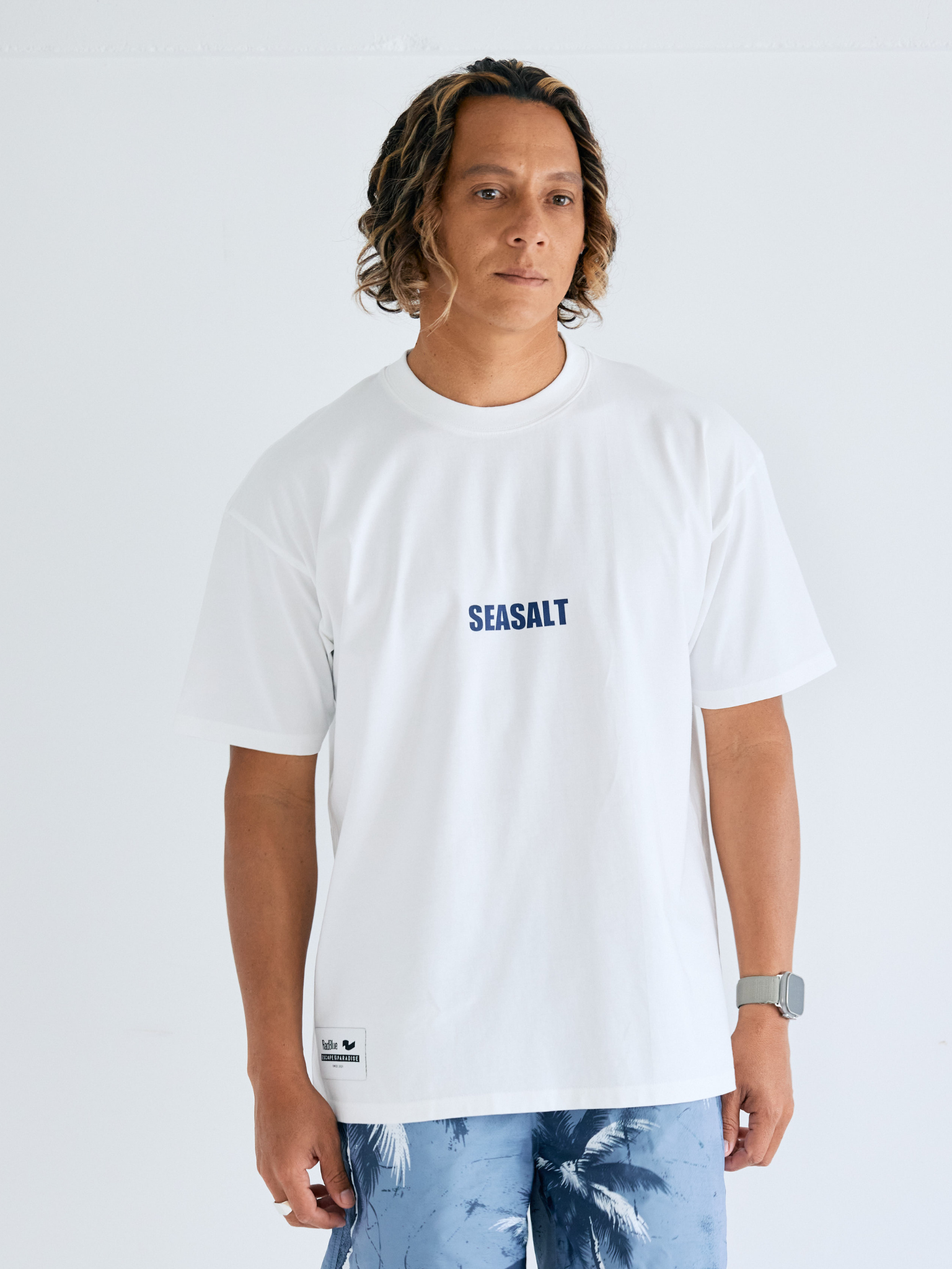 DrySilkyCotton Tshirt【seasalt】