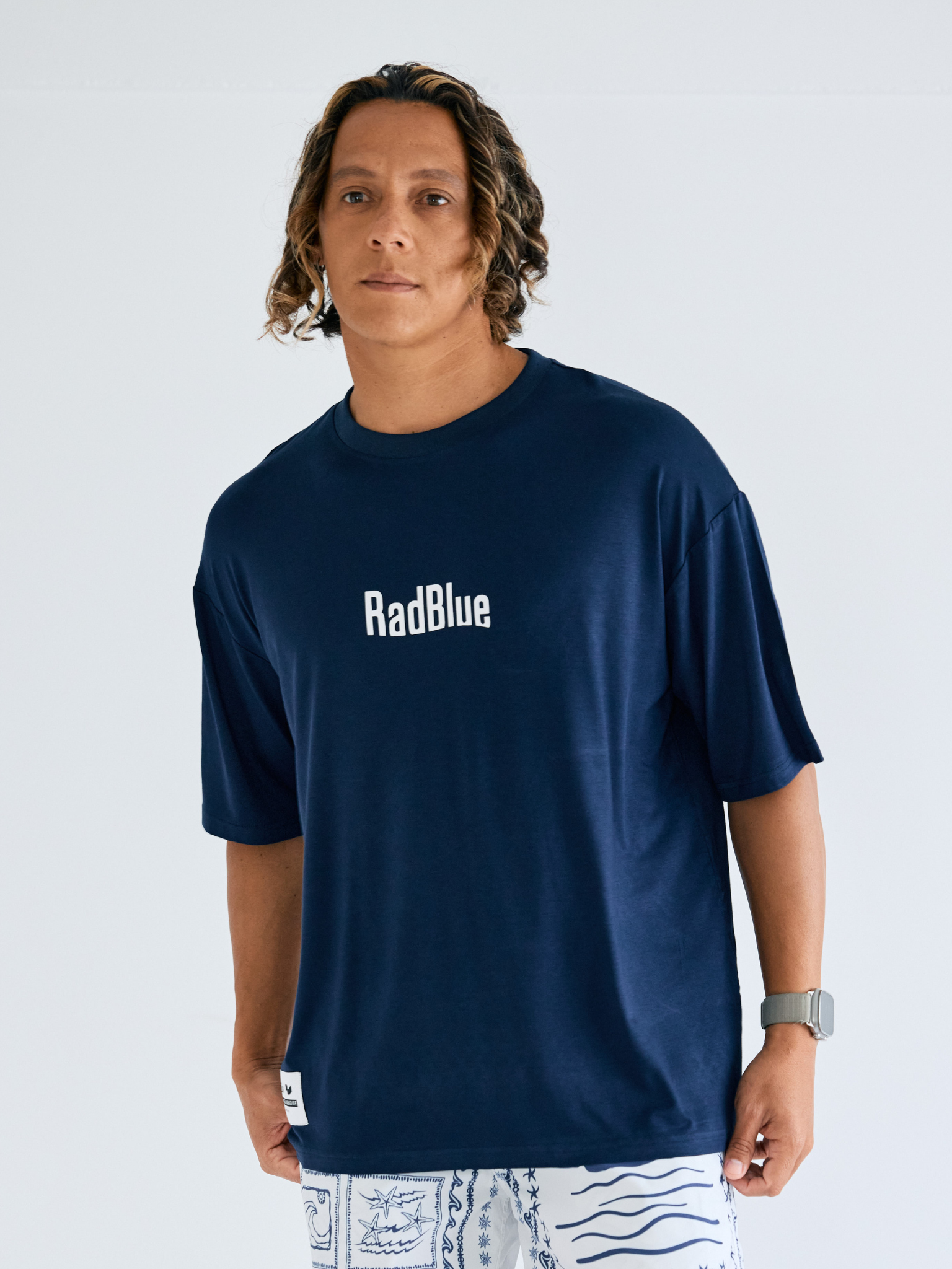 ハイブリットラッシュガードTEE