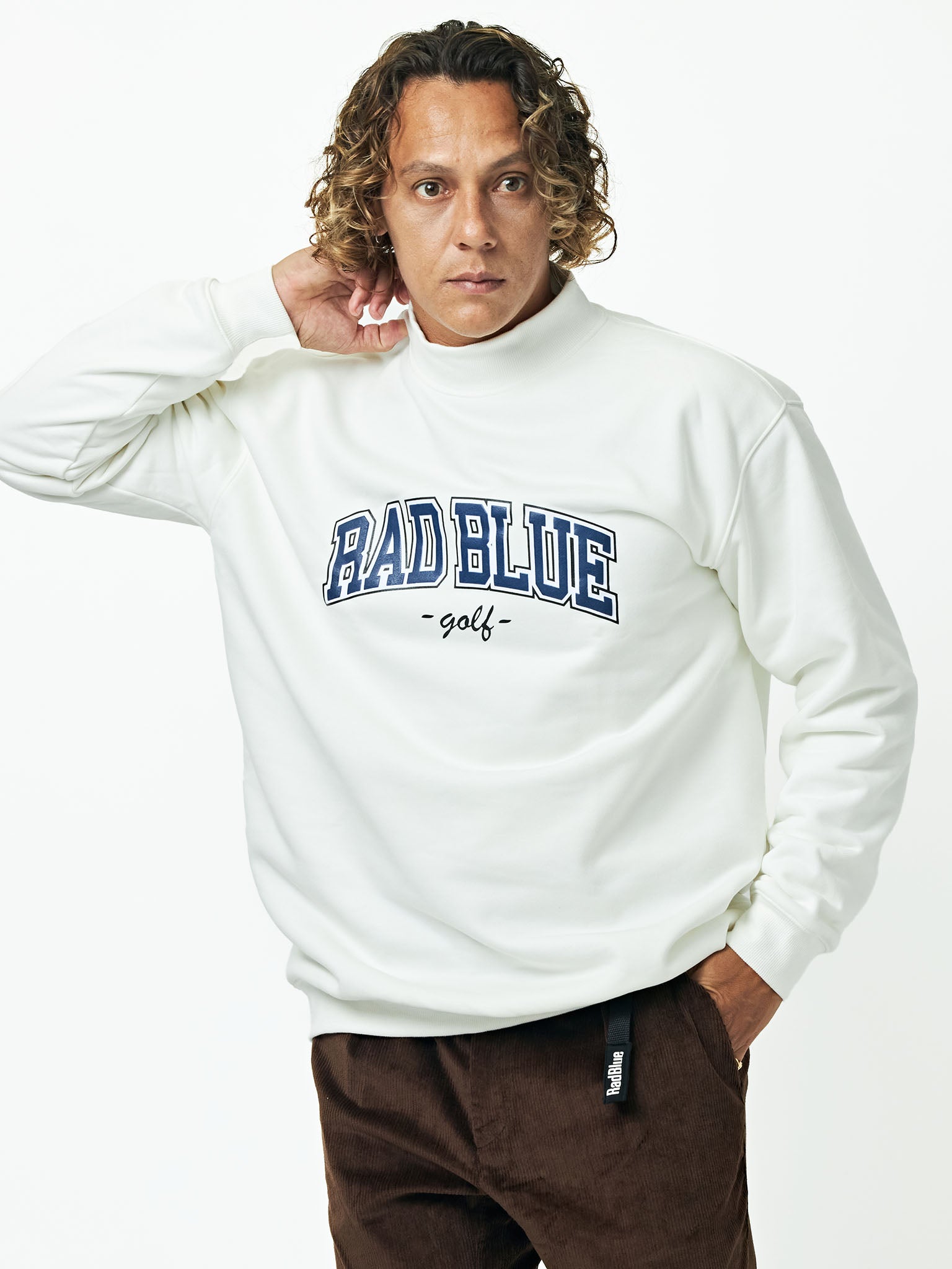 【極暖】UltraWalm®ヘヴィウェイト裏起毛スウェットモックネック