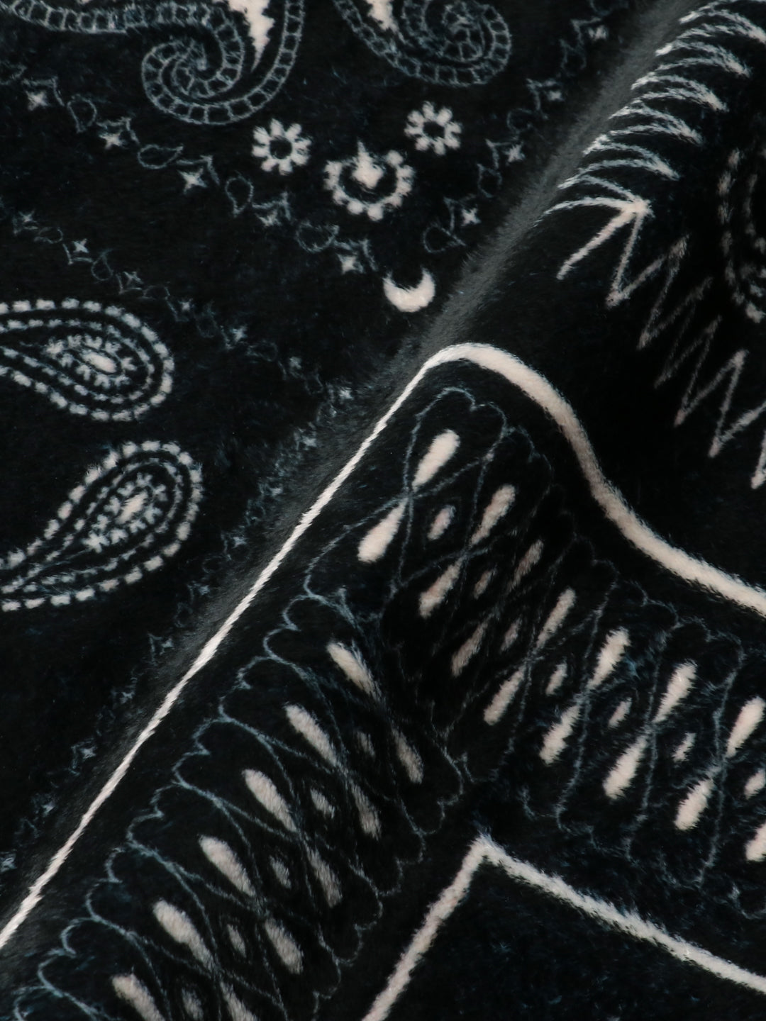 Padded fleece zip hoodie "BANDANA"