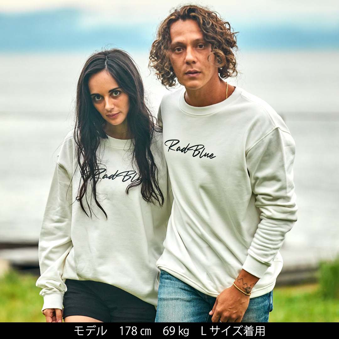 スーピマコットン スウェットシャツ【LOGO】