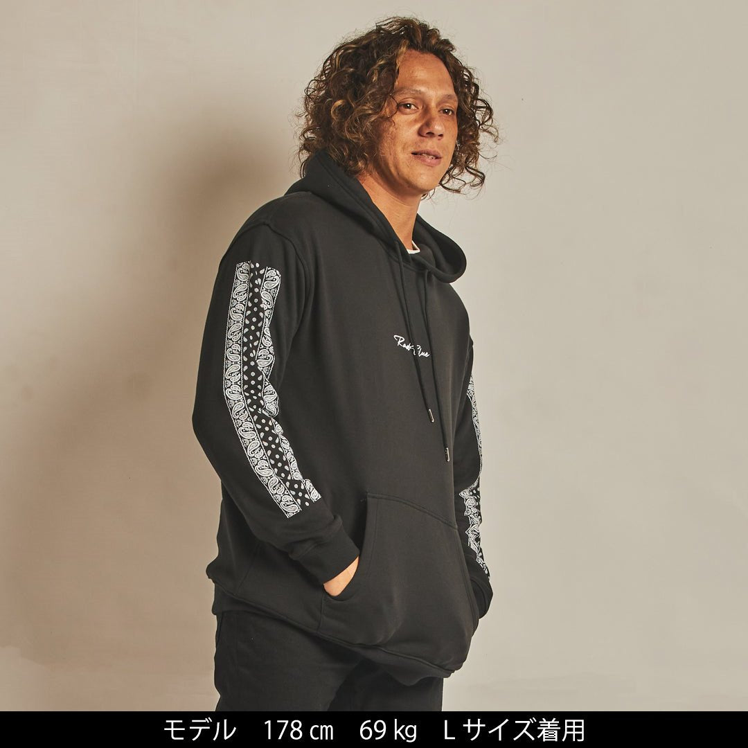 スーピマコットン スウェットパーカー【BANDANA】